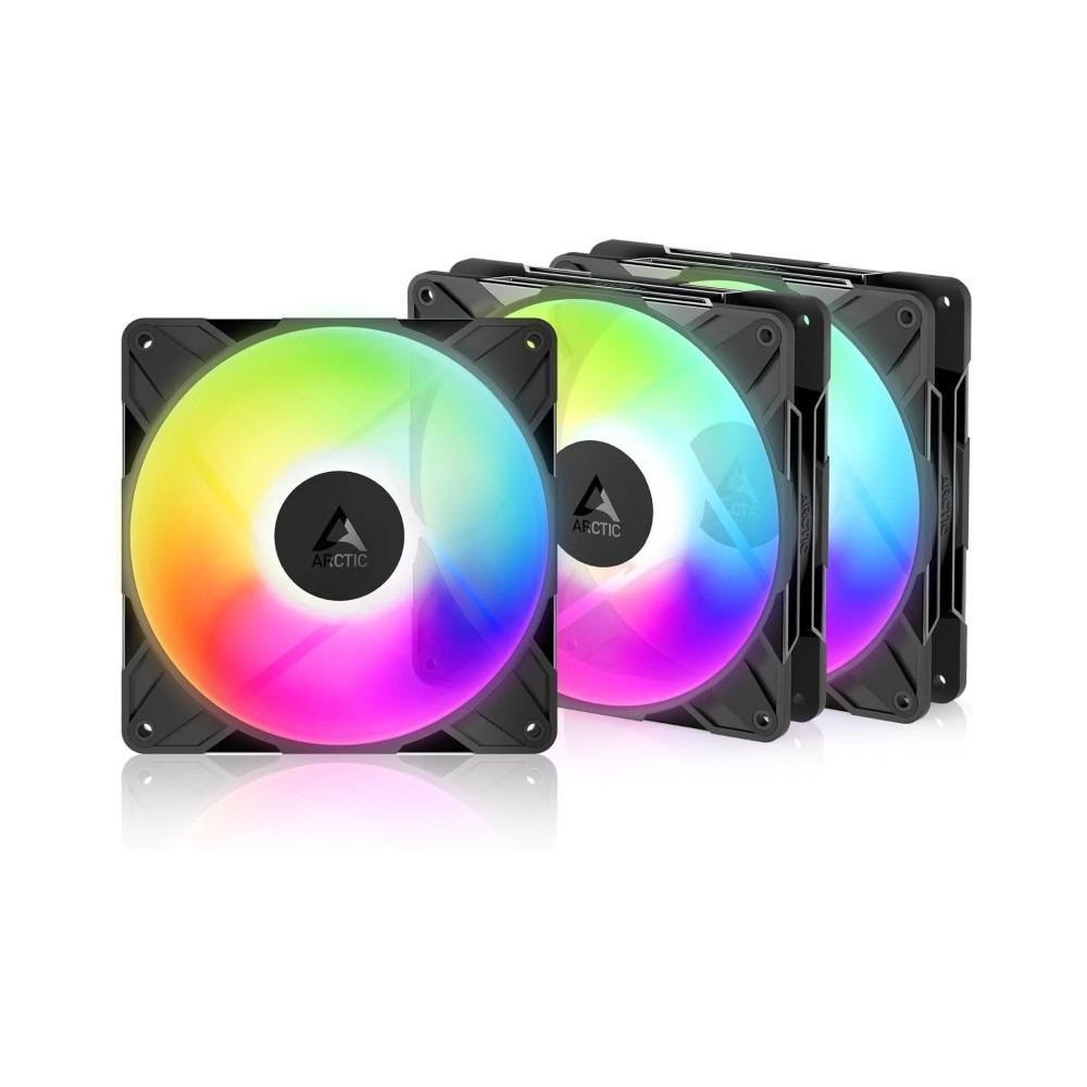 Arctic P14 Pro Reverse A-rgb (3-pack) - Gehäuselüfter - 140mm - Schwarz Mit Rgb Led - Gehaeuseluefter