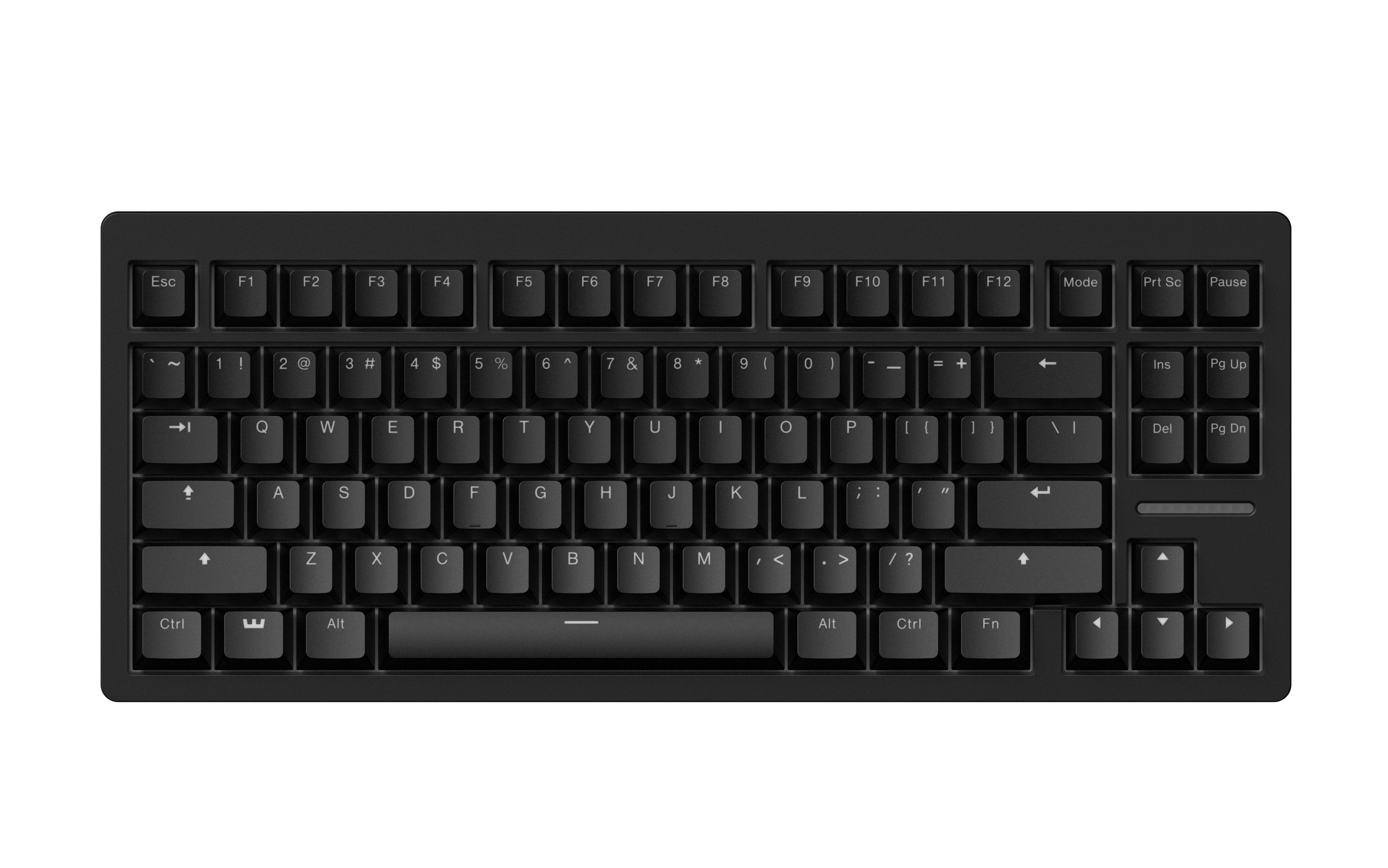 Wooting 80he - Us-ansi - Linear60 - Gaming Tastatur (Tkl) - 80% - US International - Schwarz - Tastaturen Wk5-us2-l60-bk1