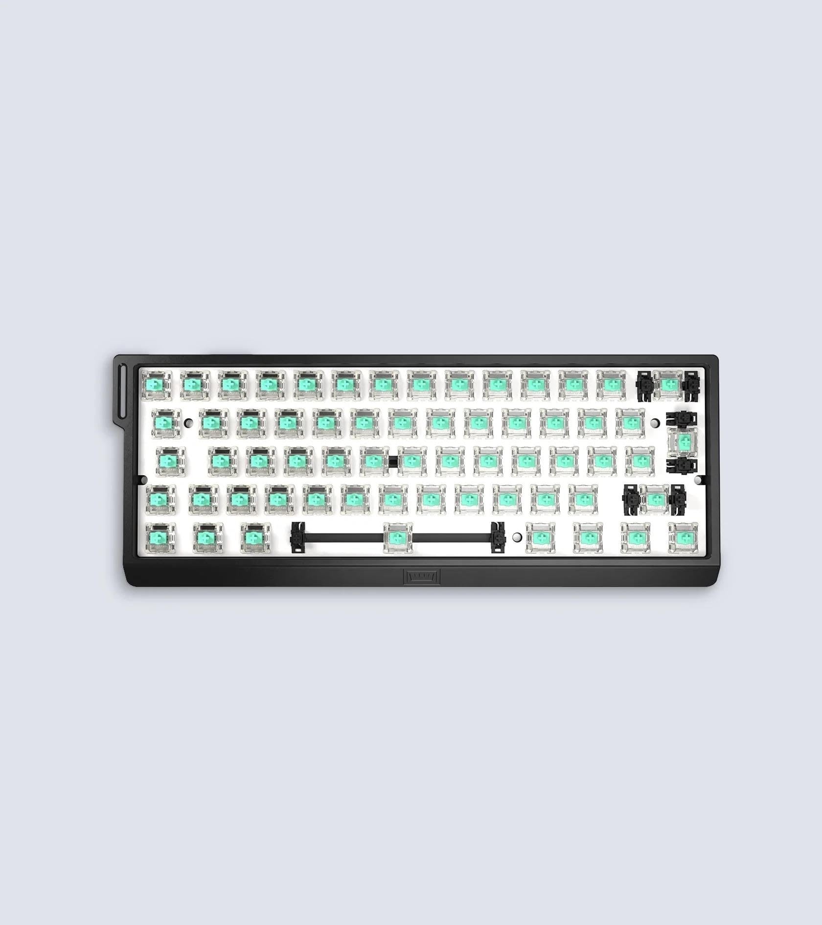 Wooting 60he+ - Iso - No Keycaps - Linear60 (Rev1) - Gaming Tastatur (Tkl) - 80% - Universal - Schwarz - Tastaturen