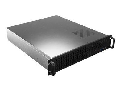 Lanberg - Rack-mountable - 2U - Atx - Gehäuse - Server (Rack) - Schwarz - Gehaeuse Sc01-5202-12b