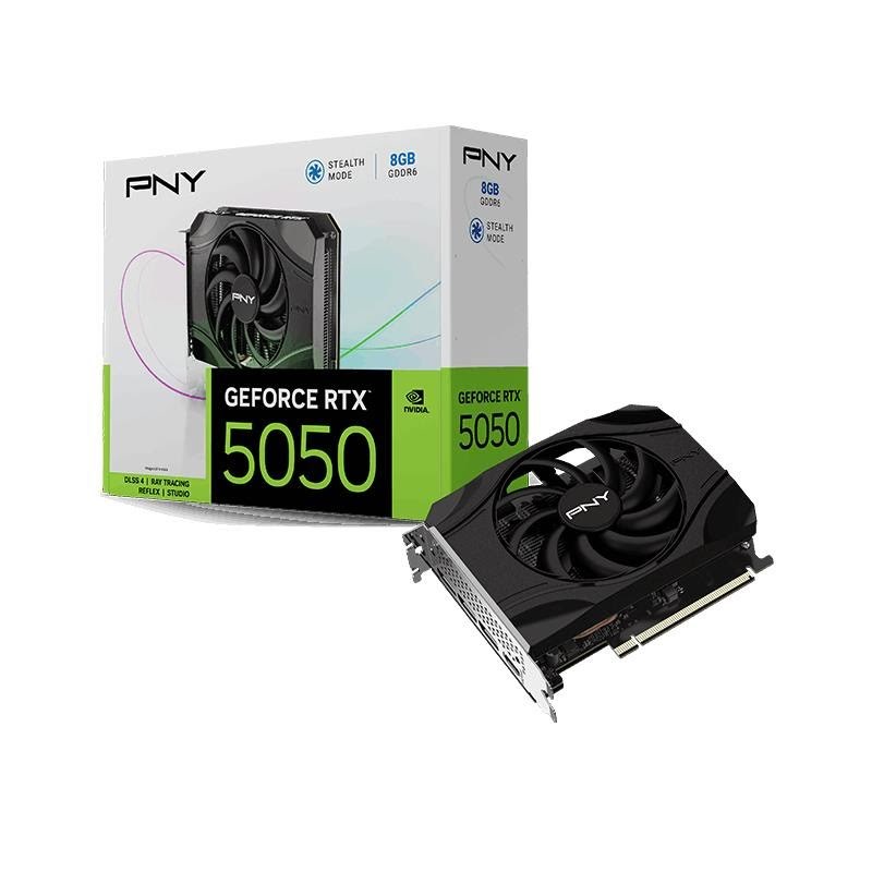 Pny Geforce Rtx 5050 Dual Fan - 8gb Gddr6 Ram - Grafikkarte Schwarz Vcg50508dfxpb1