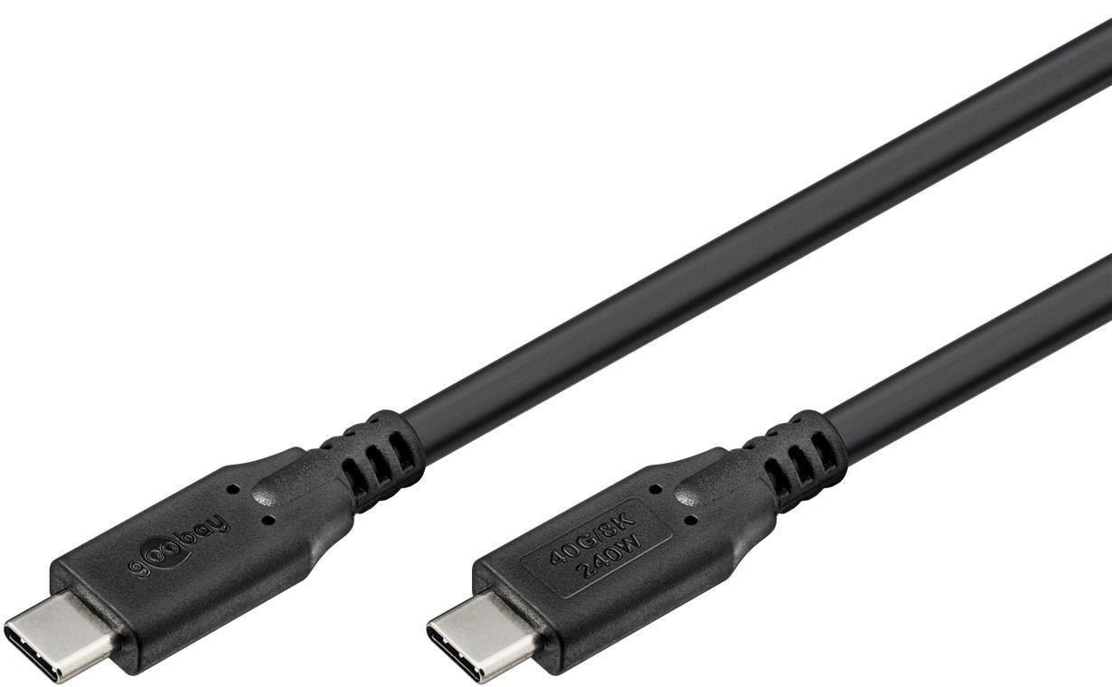 Pro Usb-c Usb-c - 1.8m - 240 Watt Power Delivery - Usb 4.0 / Thunderbolt 4 - Schwarz - Usb Kabel