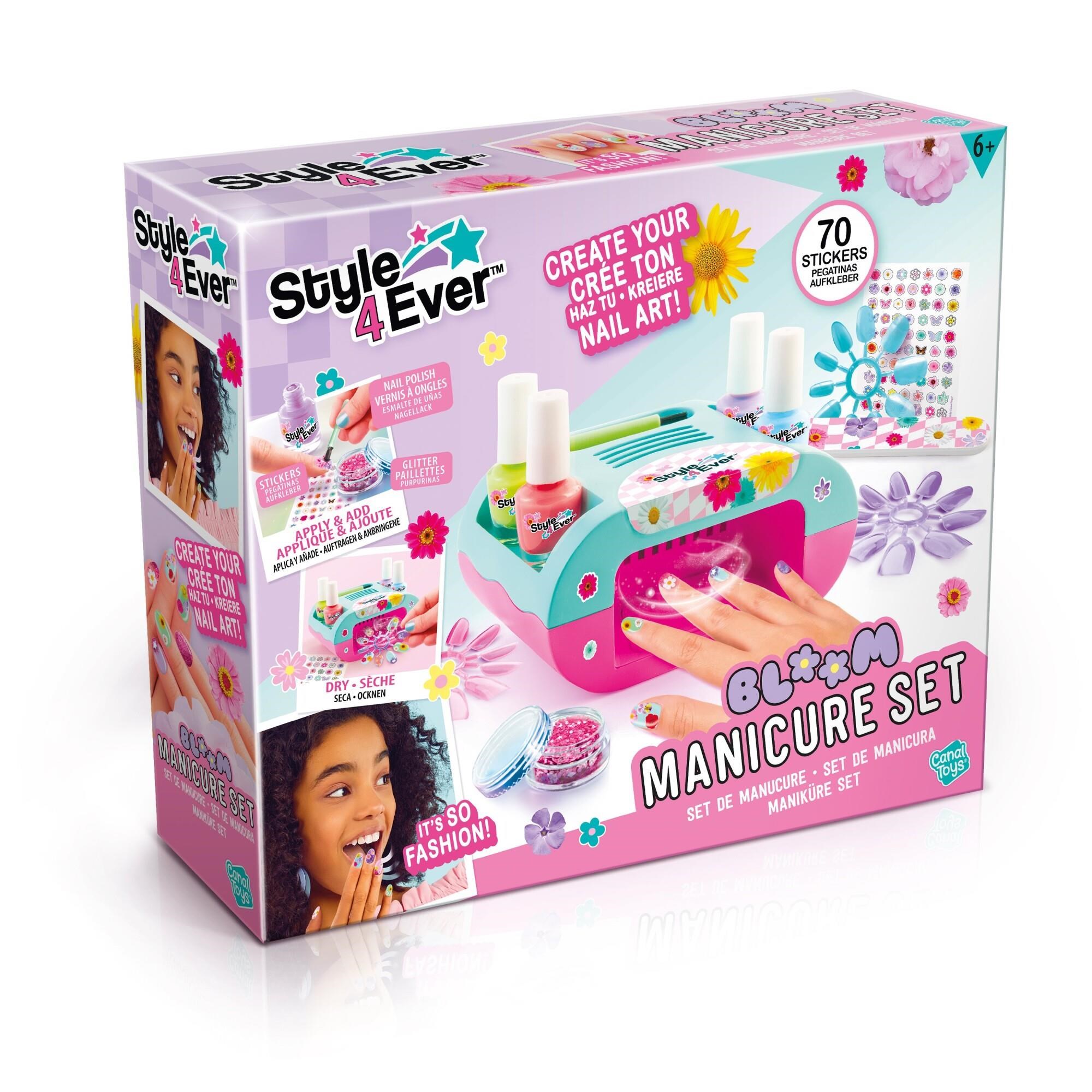 Style 4 Ever Bloom Nail Art Manicure Set - Kreativ Spiele 260364