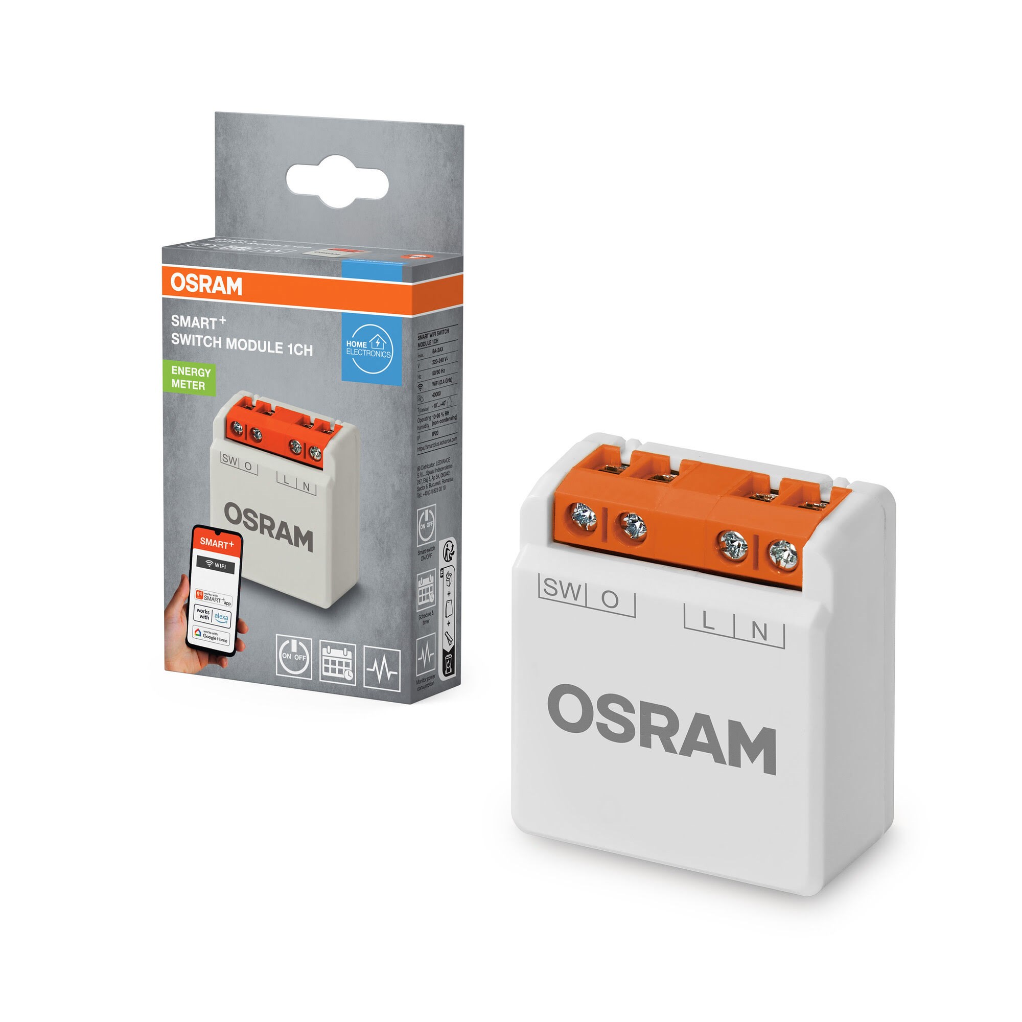 Osram Smart+ Switch Module 1-channel Wifi - Smart Home 4058075849945