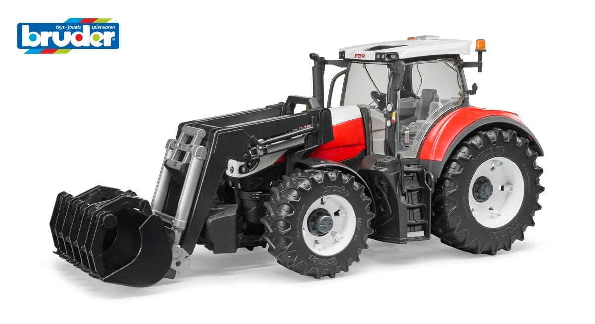 Bruder Steyr 6300 Terrus Cvt Traktor Mit Frontlader Spielzeug - Spielzeugauto Br3181