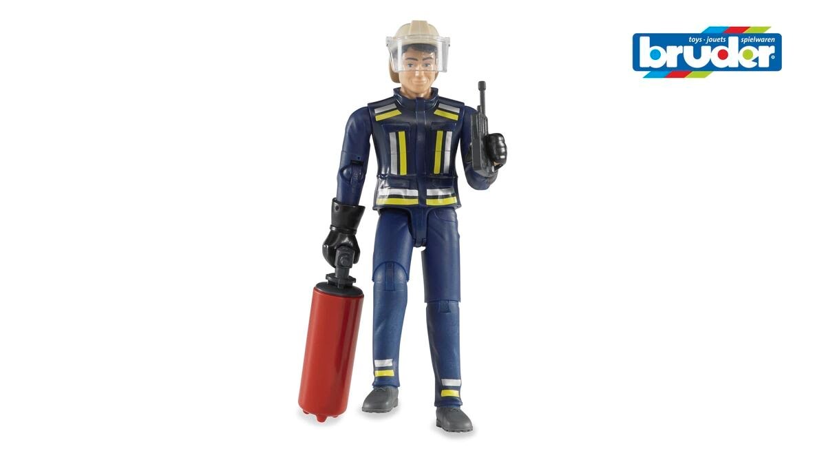 Bruder Feuerwehrmann Mit Zubehör Spielzeug - Spielzeugauto Br60100