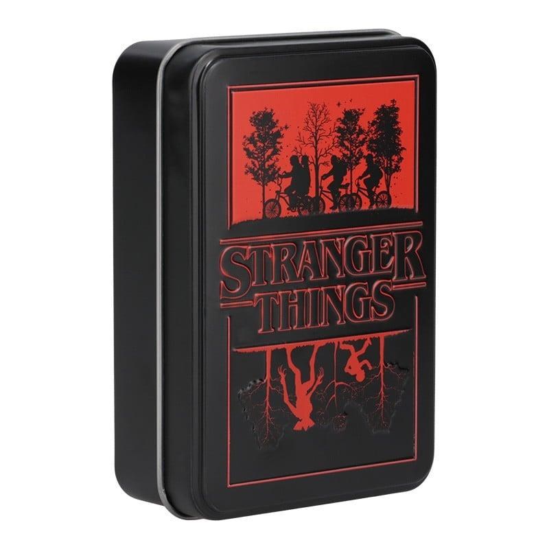 Paladone Stranger Things 5 Playing Cards in a Tin - Brettspiele Pp14225st