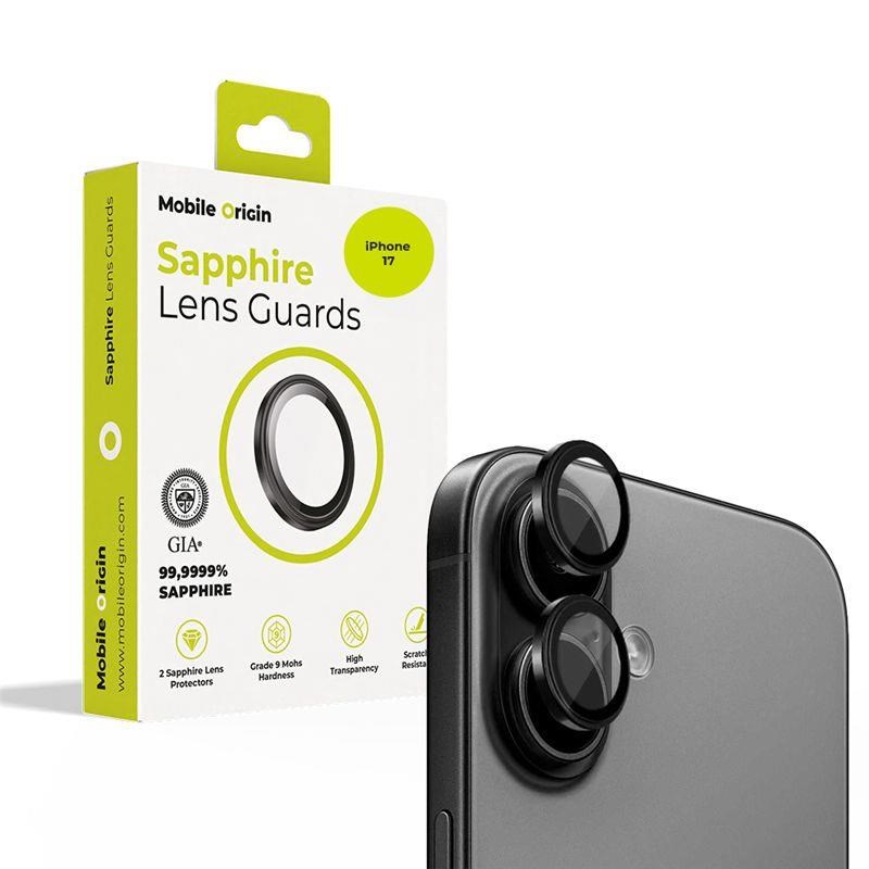 Mobile Origin Sapphire Lens Guards - Black - Iphone 17 - Handys Schutzfolie