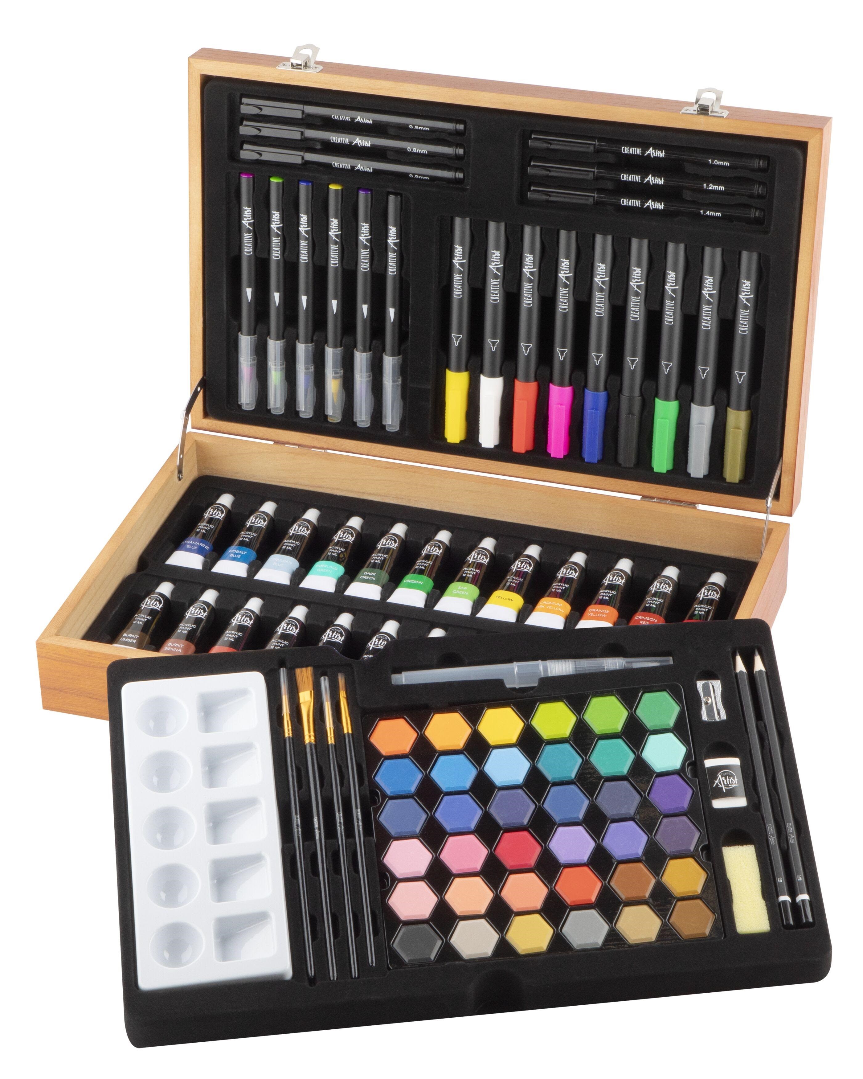 Craft Sensations Mixed Media Art Set 92 Pcs - Kunst Handwerk Ausstattung