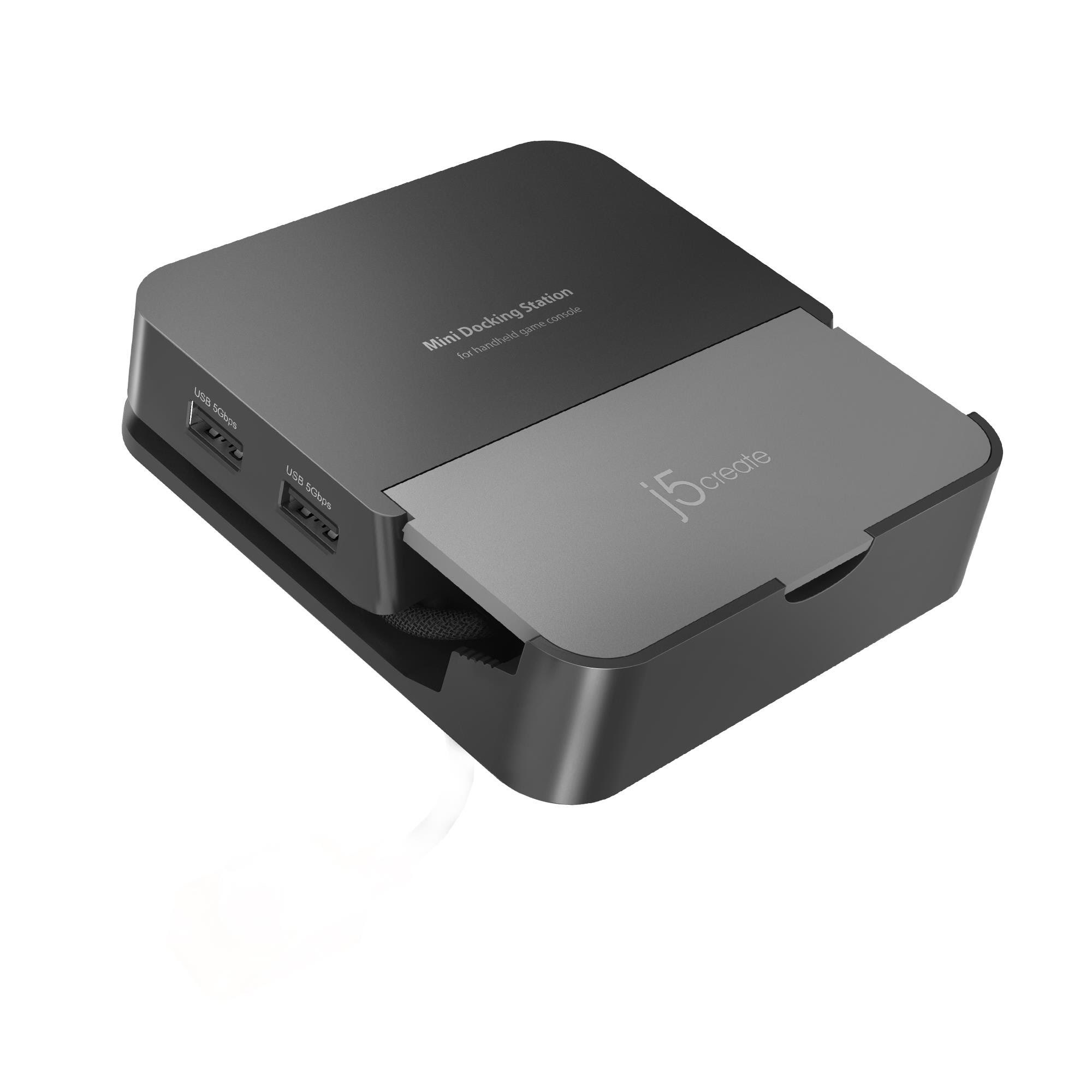 J5create Omni Side Dock For Nintendo Switch 2 And Steam Deck - Gaming Zubehoer