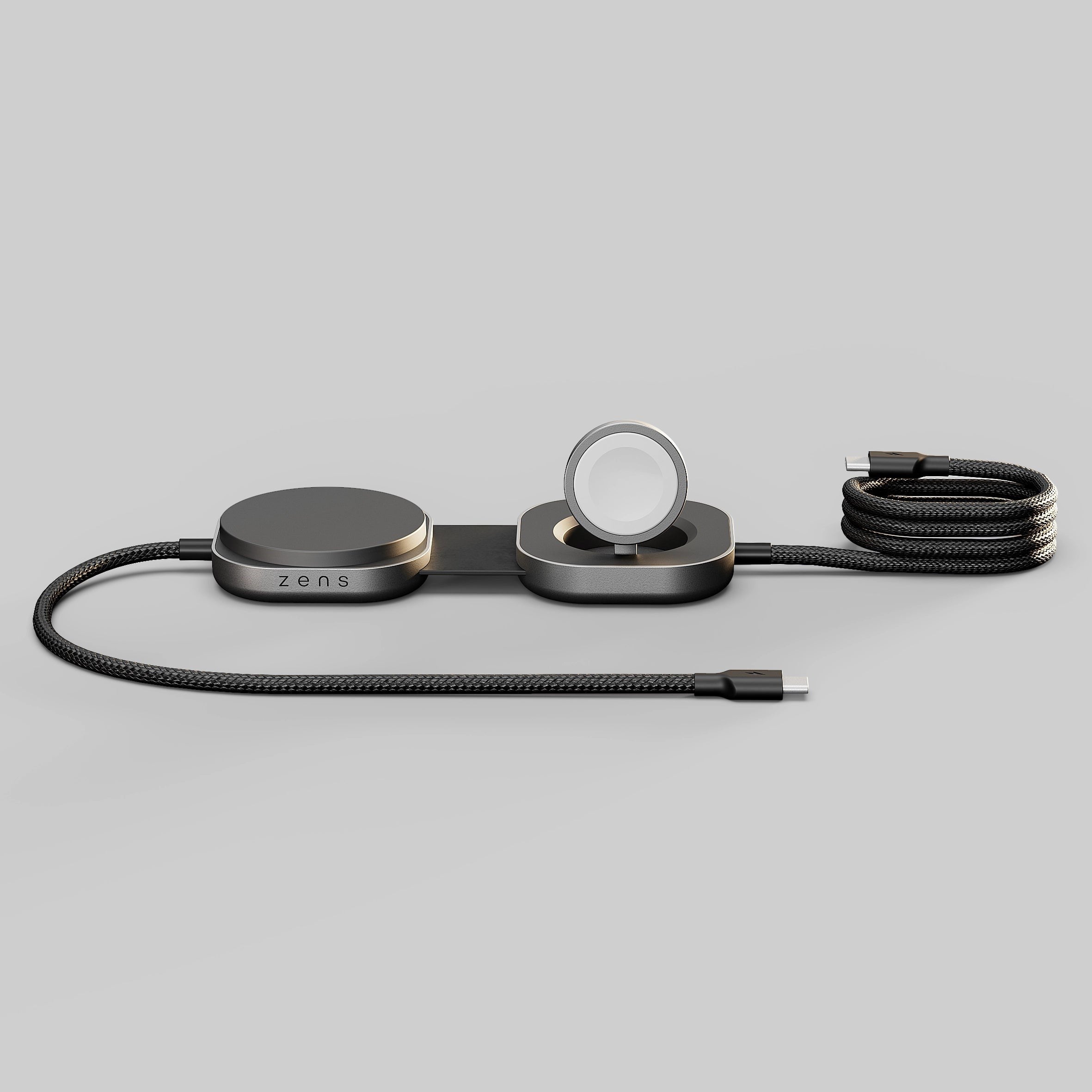 Zens Charging Cable Usb C-c Pro 3 - Magnetic Wireless Charger - Black - Handys Adapter Und Ladegeraete Zecc07b/00