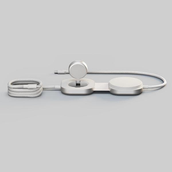 Zens Charging Cable Usb C-c Pro 3 - Magnetic Wireless Charger - White - Handys Adapter Und Ladegeraete