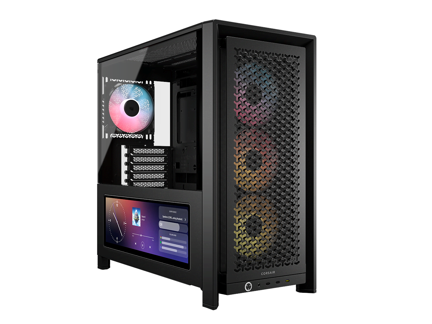 Corsair Frame 4000d Lcd RS Argb - Gehäuse - Miditower - Schwarz - Gehaeuse Cc-9011326-ww