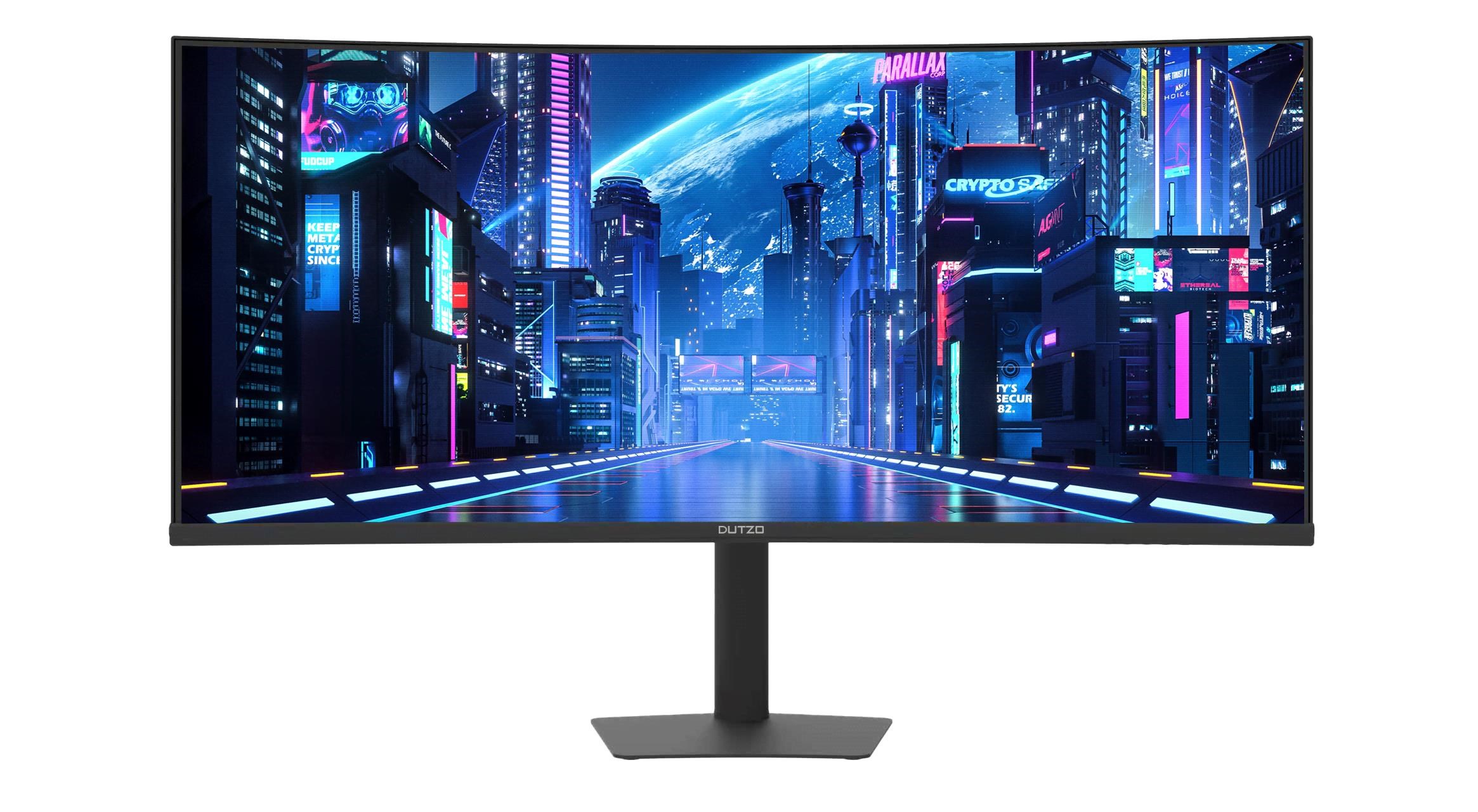 34" Dutzo G34-i165ql-b (Dot) - 3440x1440 (Wqhd) - 165hz - Nano Ips - Curved - 2x 3W Speakers - Bildschirm Black