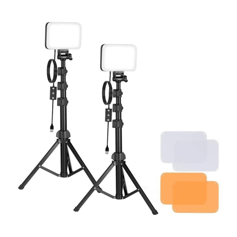 Neewer Bp66 Studio Lighting Kit With Two Led Lamps Filters And Tripods - Foto Video Zubehoer