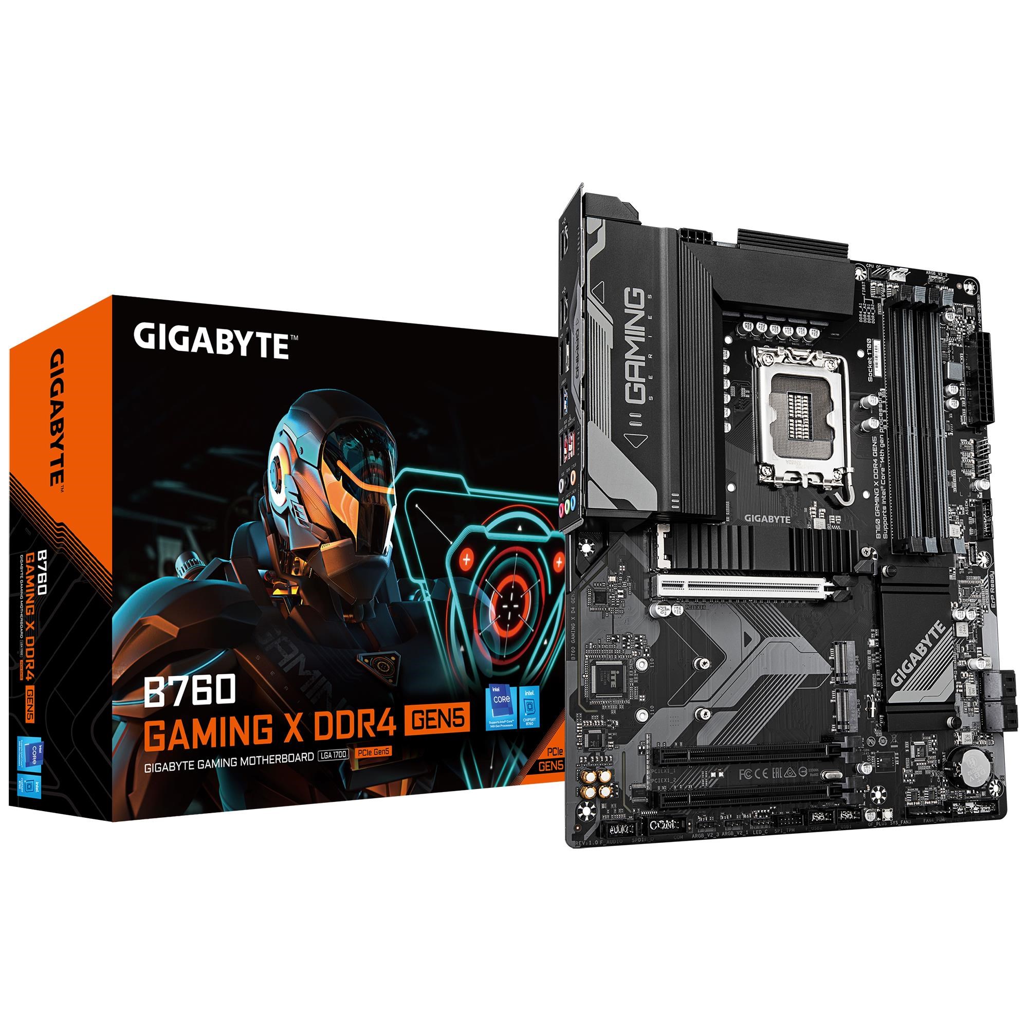 Gigabyte B760 Gaming X Ddr4 Gen5 Mainboard - Intel B760 - Intel Lga1700 - Ddr4 Ram - Atx B760 Gaming X D4 Gen5