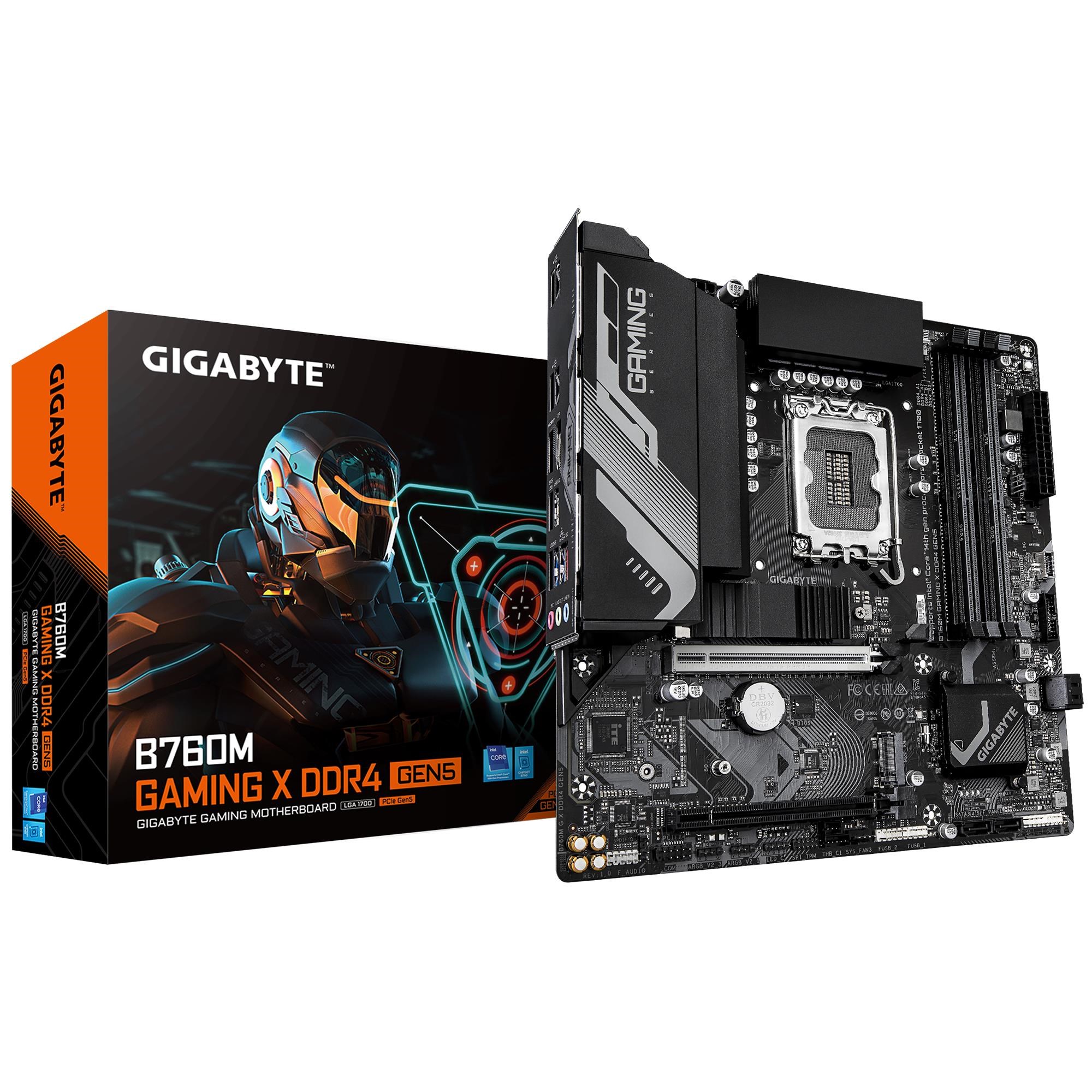 Gigabyte B760m Gaming X Ddr4 Gen5 Mainboard - Intel B760 - Intel Lga1700 - Ddr4 Ram - Micro-atx