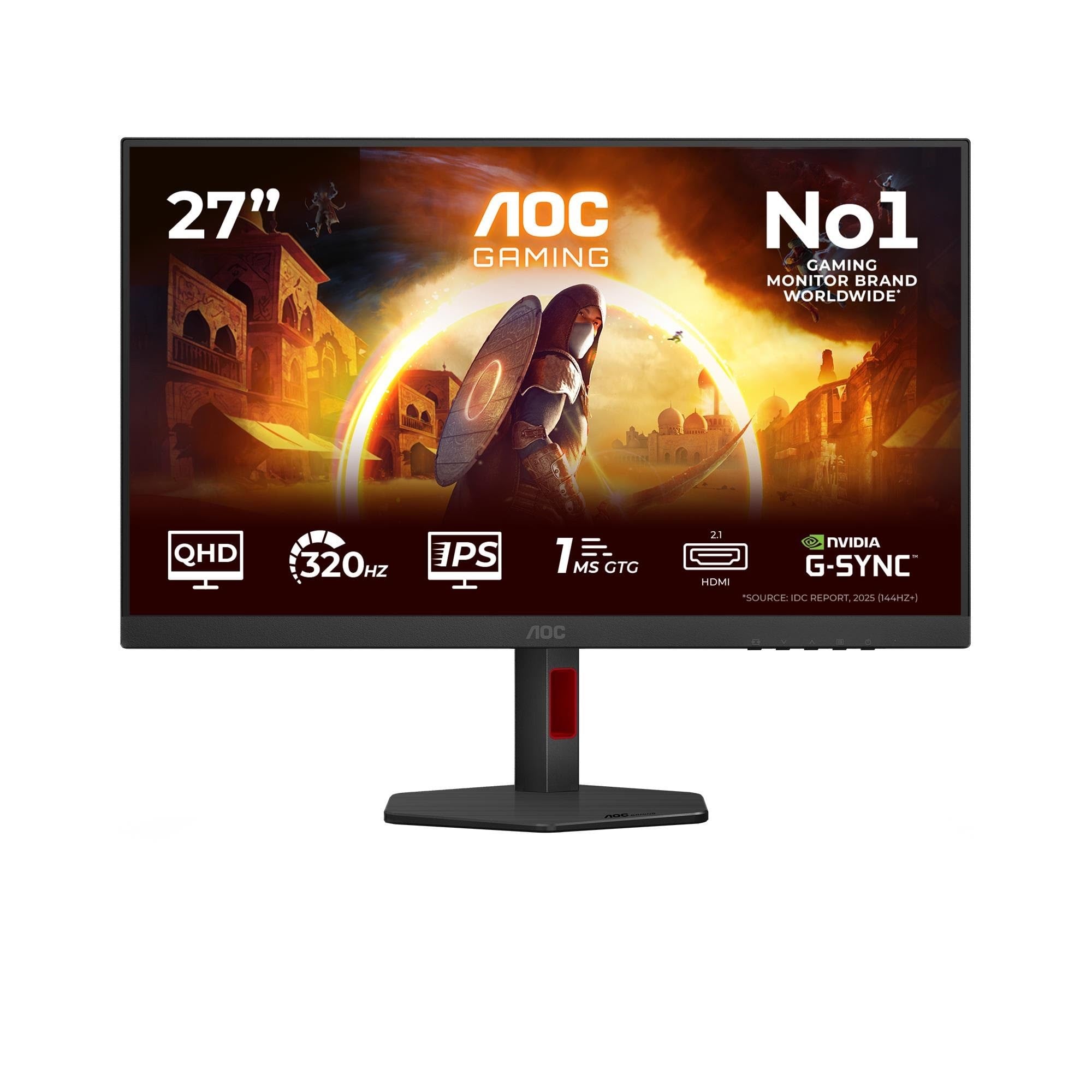 27" Aoc Q27g4sru - 2560x1440 (Qhd) - 320hz - Ips - Bildschirm Red