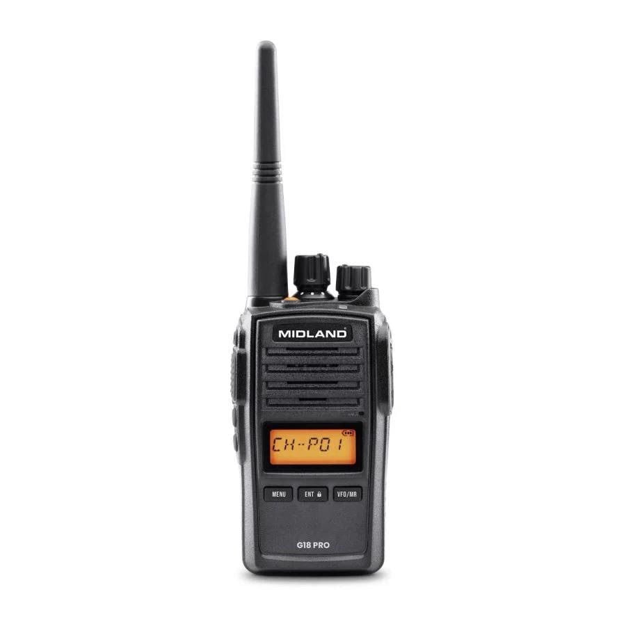 Midland G18 Pro Black - Walkie Talkie