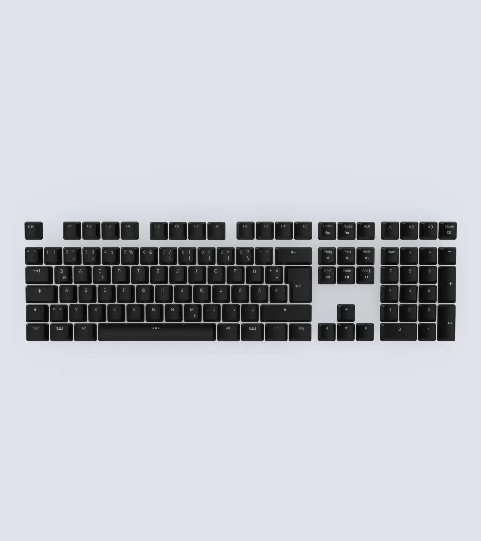 Wooting Abs Iso Keycaps - Keycaps - Deutsch - Schwarz - Tastaturen Kc1-de1-asl-bk1