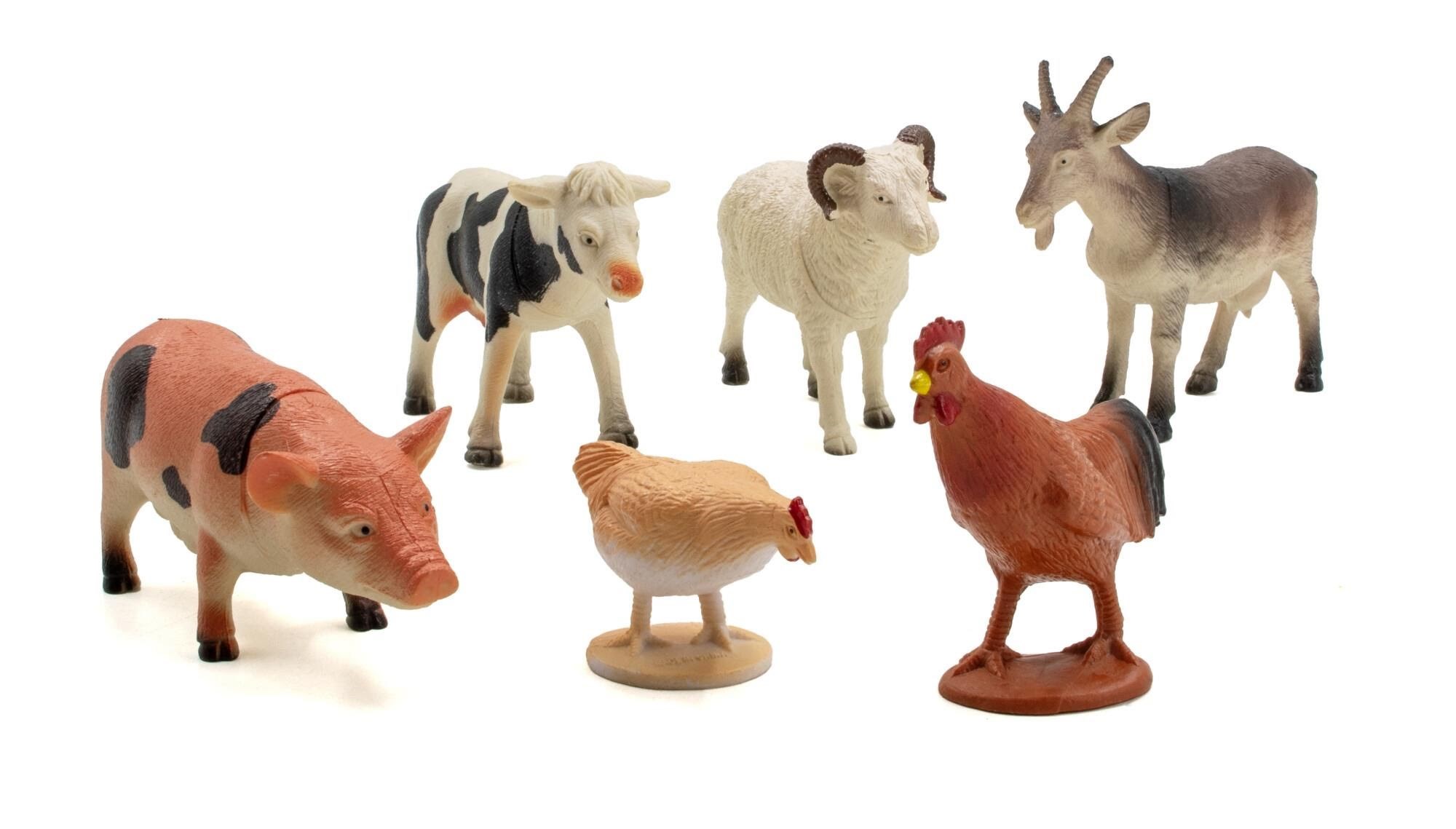 Pocket Money Farm Animals 6 Pcs - Figuren 71220