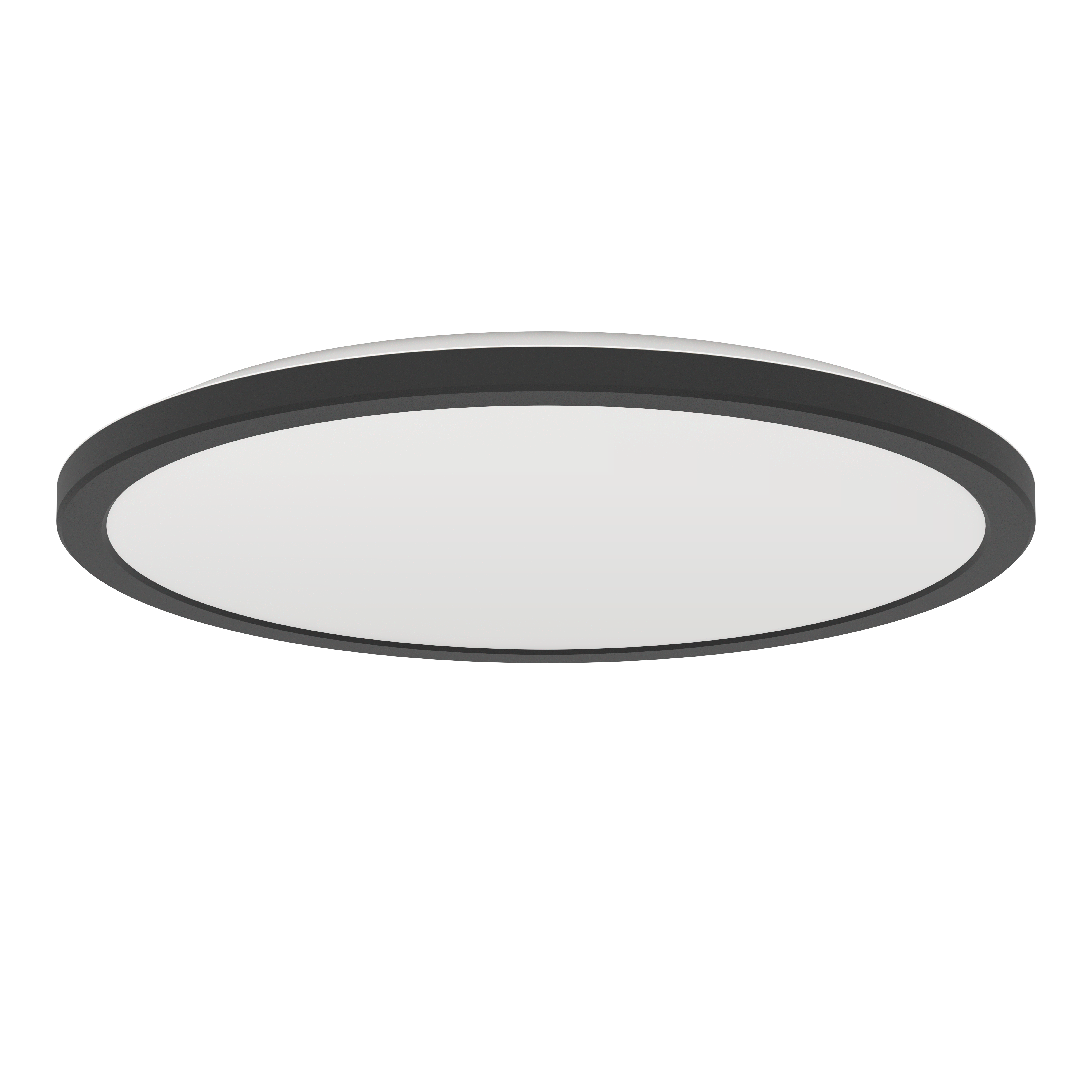 Eglo Rovito-z Deckenleuchte Ø390 Rgb/cct 21w 2625lm Mit Fernbedienung B. Ip44 Schwarz - Smart Home