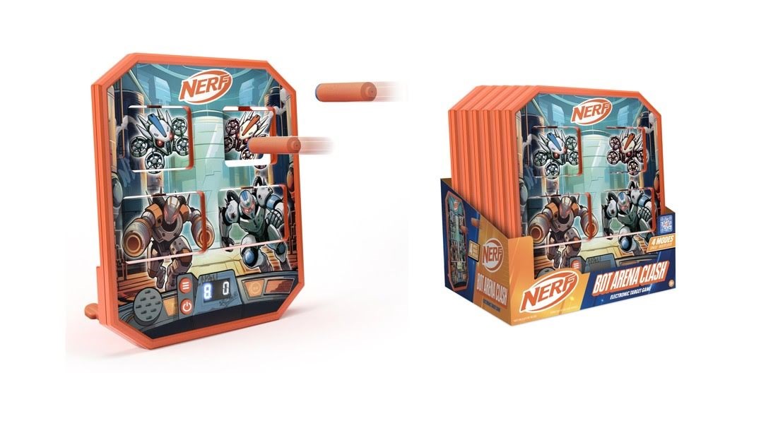 Nerf Robots Battle Arena Electronictarget Game - Spielzeugwaffen
