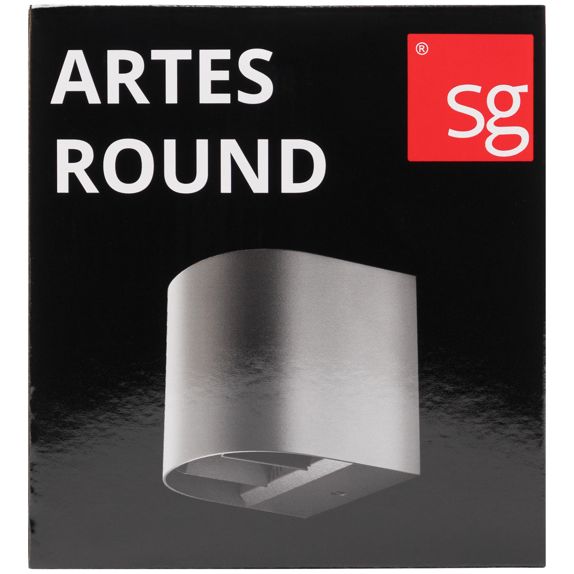 SG Armaturen Artes Round Outdoor Wall Lamp 8W Led 3000k Corten - Lampen