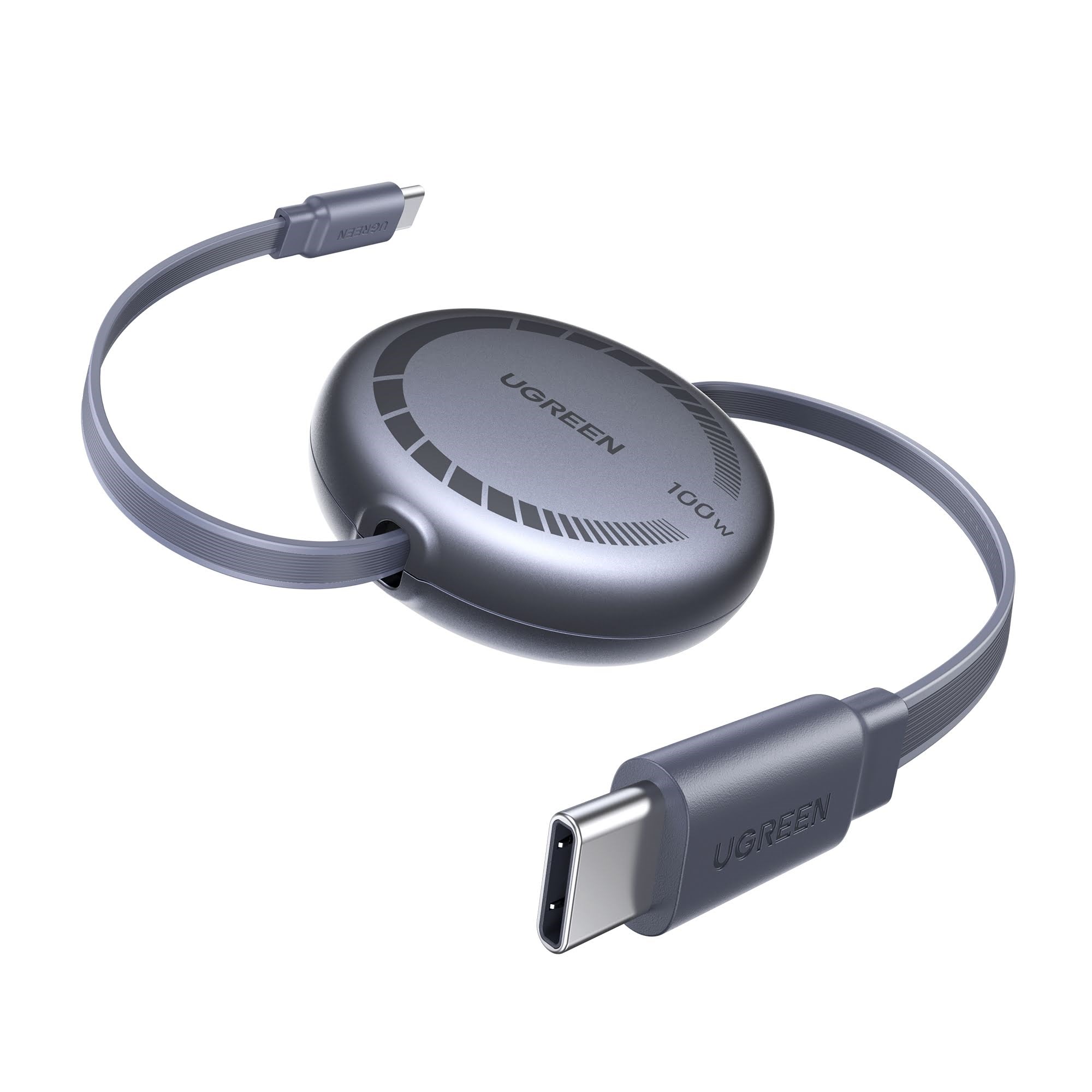 Ugreen Usb-c to Usb-c PD Fast Charging Retractable Cable 1 m - Usb Kabel