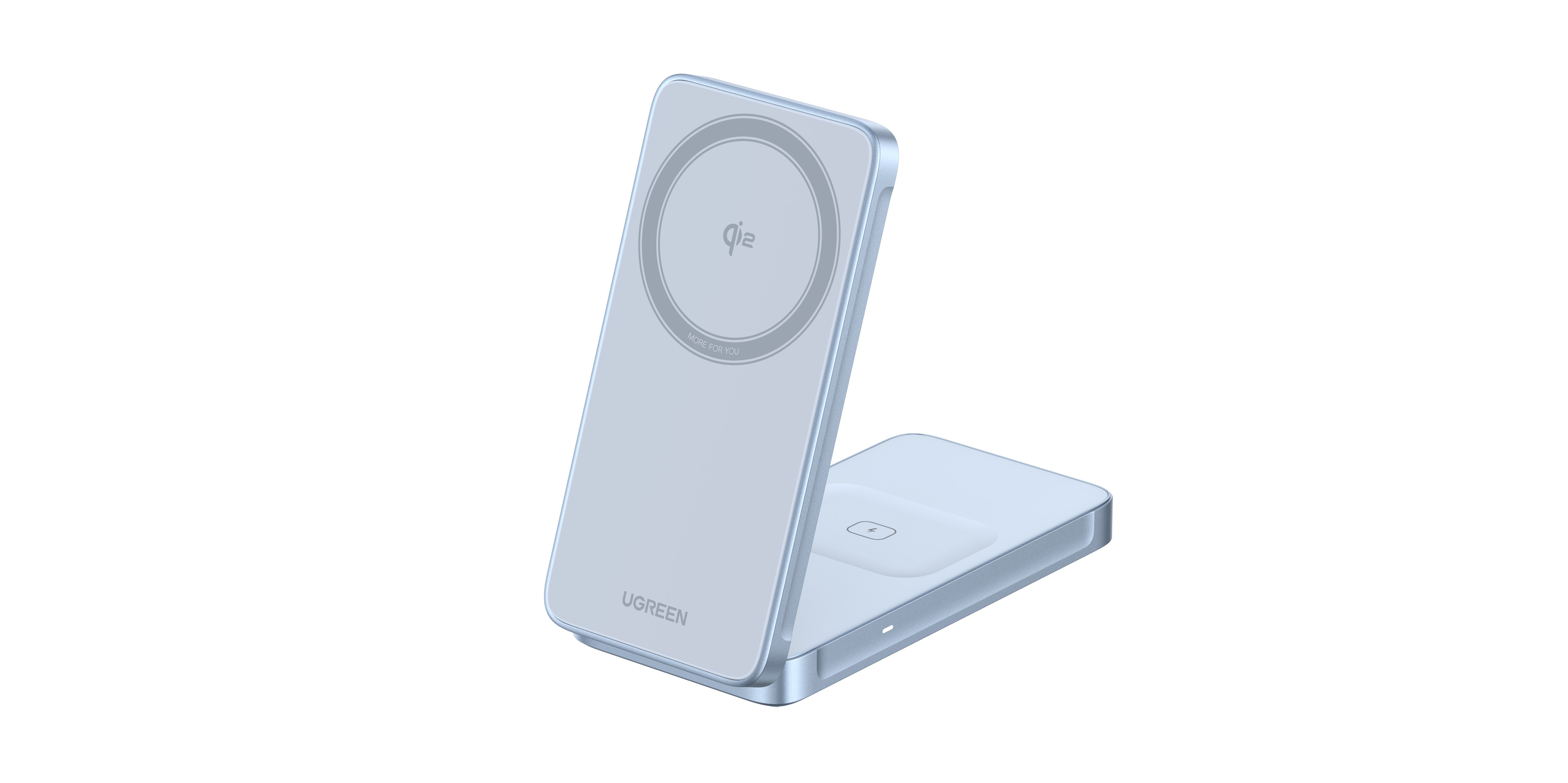 Ugreen Magflow Qi2.2 25 W 2-in-1 Magnetic Wireless Charger - Flat Pad - Handys Adapter Und Ladegeraete 55963