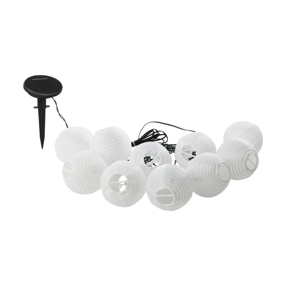 Eglo Solar Lichterkette 10l Kugel Weiss - Lampen 48497