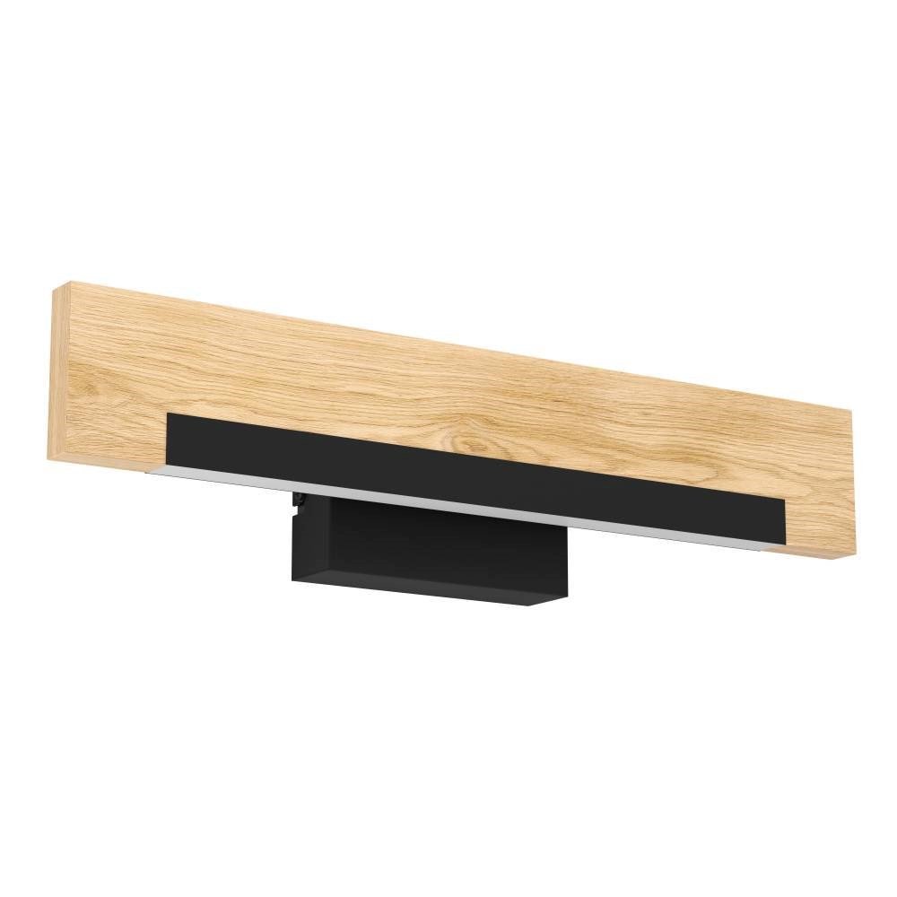 Eglo Camacho Wall L440 9.6W 1050lm Eiche/schwarz Fsc - Lampen