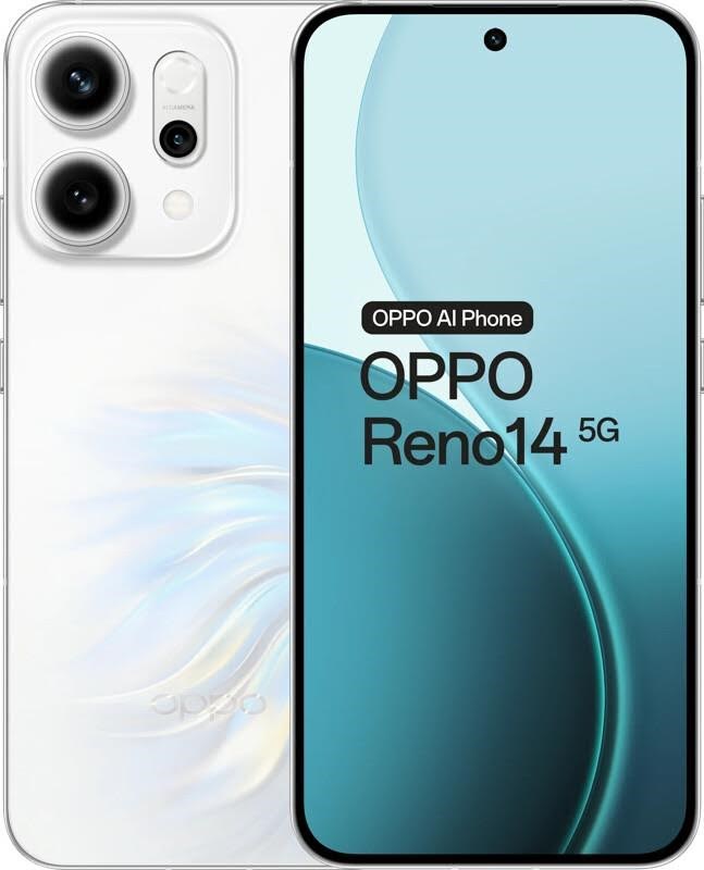 Oppo Reno14 5G 256gb/12gb - Opal White - Handys Smartphones