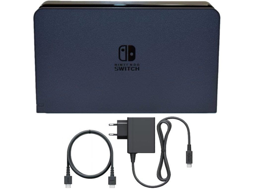 Nintendo Switch Oled Dock Set - Black - Nintendo Switch Oled - Gaming Zubehoer Heg-007black
