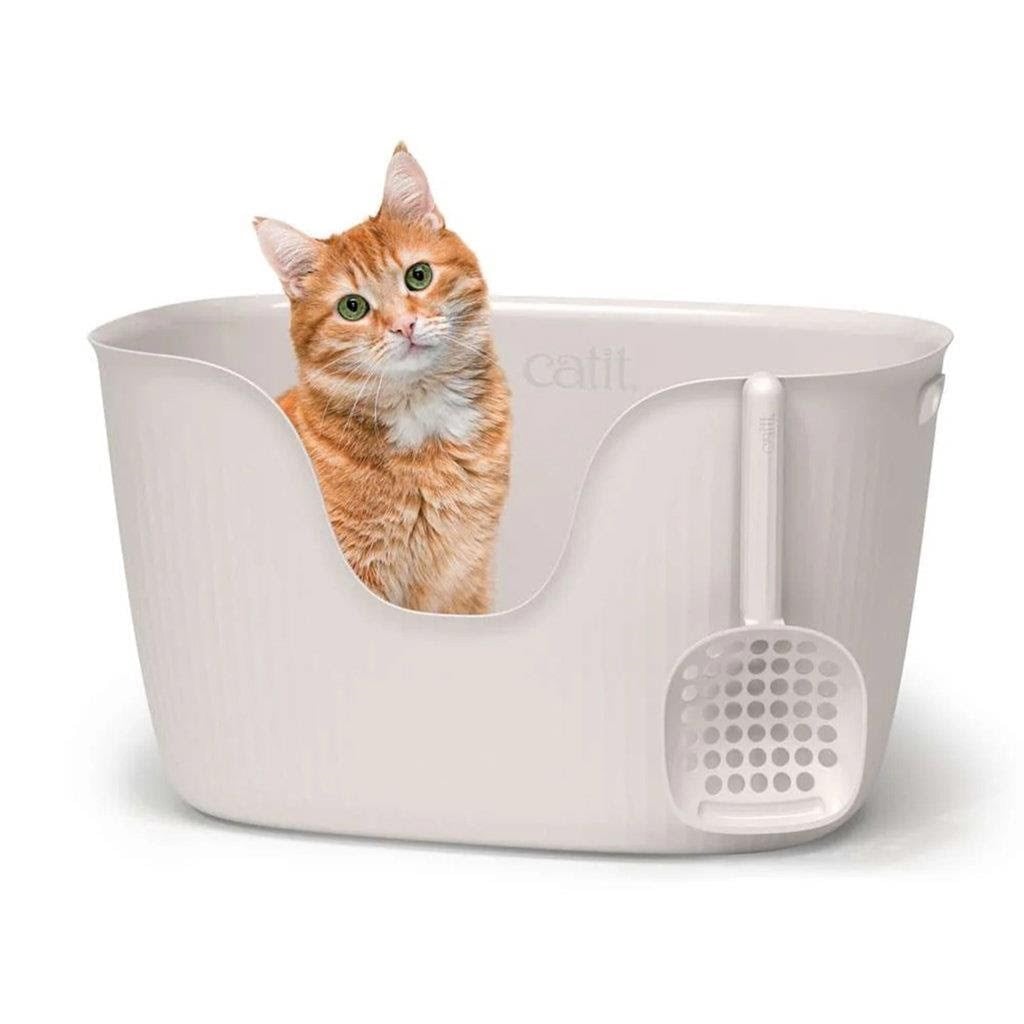 Catit Loo Katzentoilette M/auffangschaufel, Weiß