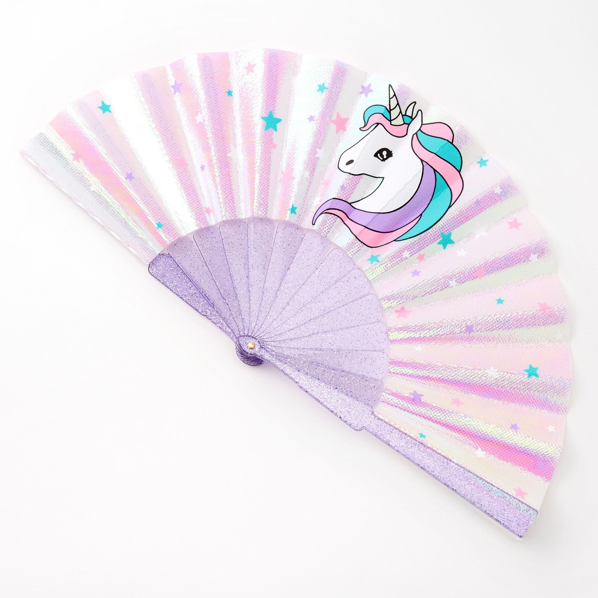 Pocket Money Unicorn Hand Fan - Assorted - Kleine Mitbringsel Fuer Kinder