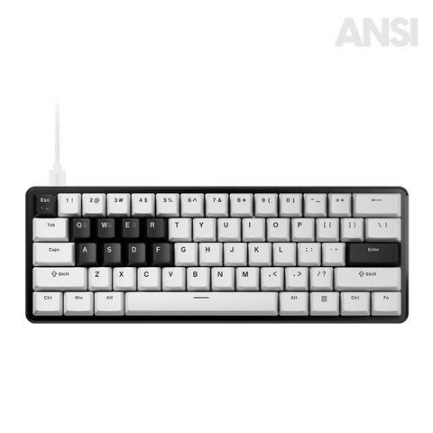 Pulsar Pcmk 3 HE 60 (Ansi) - Gaming Tastatur (Tkl) - 60% - Englisch (US) - Weiss - Tastaturen Pcmk3he601w