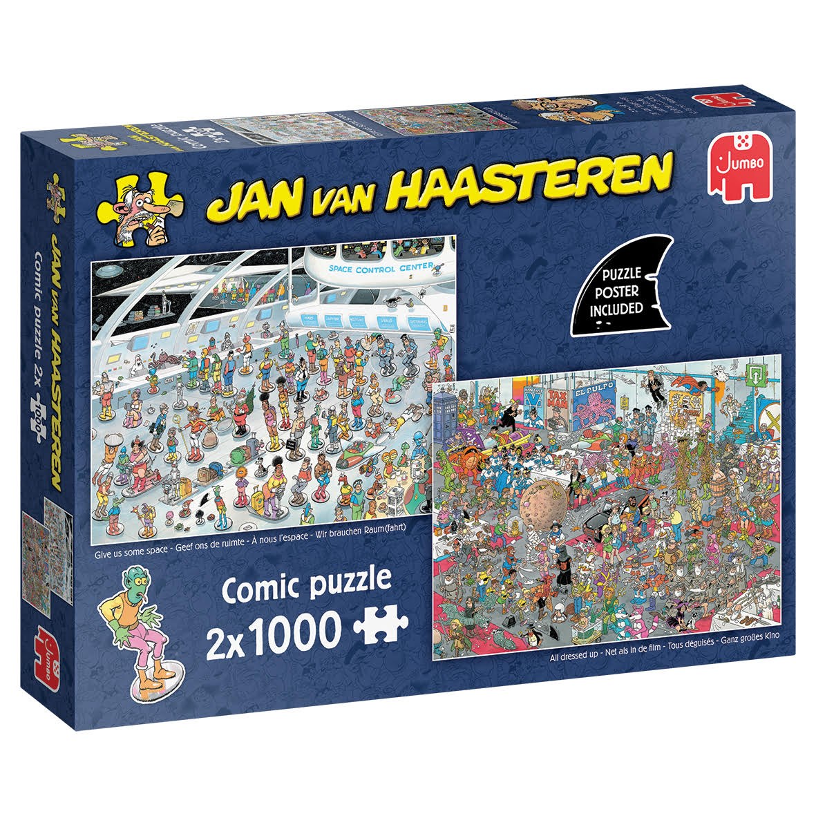 Jan Van Haasteren Give us Some Space & All Dressed up (2×1000) - Puzzle 1110100540