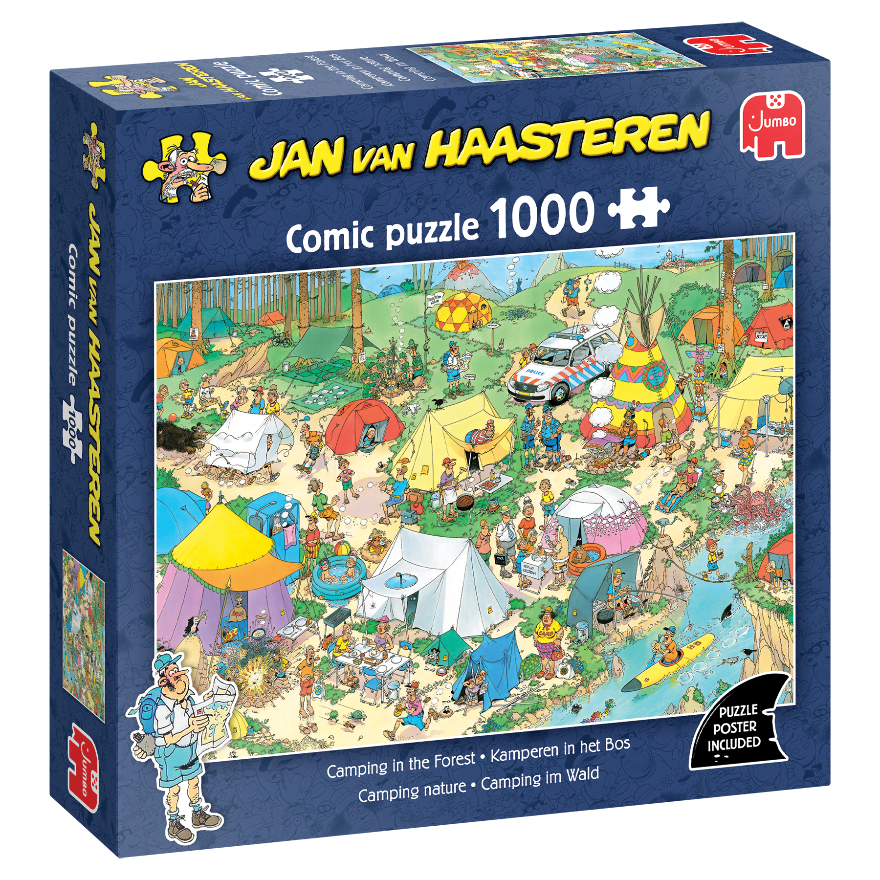 Jan Van Haasteren Camping in The Forest(1000) - Puzzle