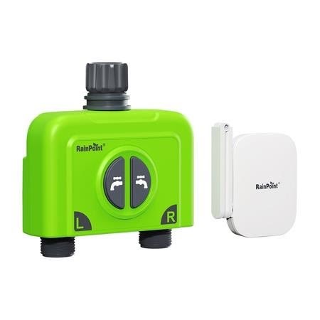 Rainpoint Wifi 2-zone Irrigation Controller With Gateway - Gartenbewaesserung Htv245frf+Hwg023wbrf