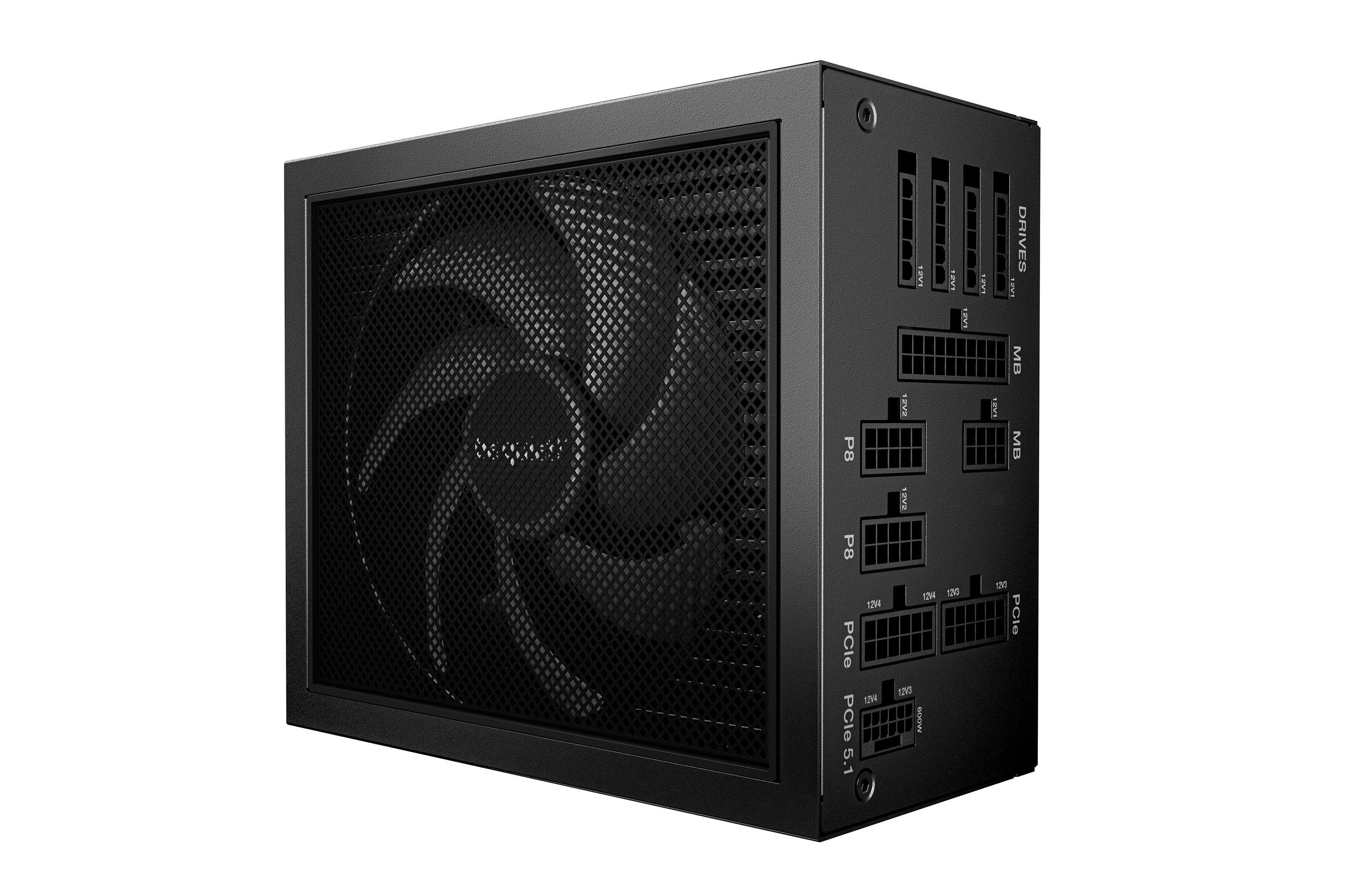 be Quiet! Dark Power 14 Netzteile - 850 Watt - 140 mm - Atx 3.1 - 80 Plus Titanium (Bis zu 90% Effektiv) Schwarz Bp019eu