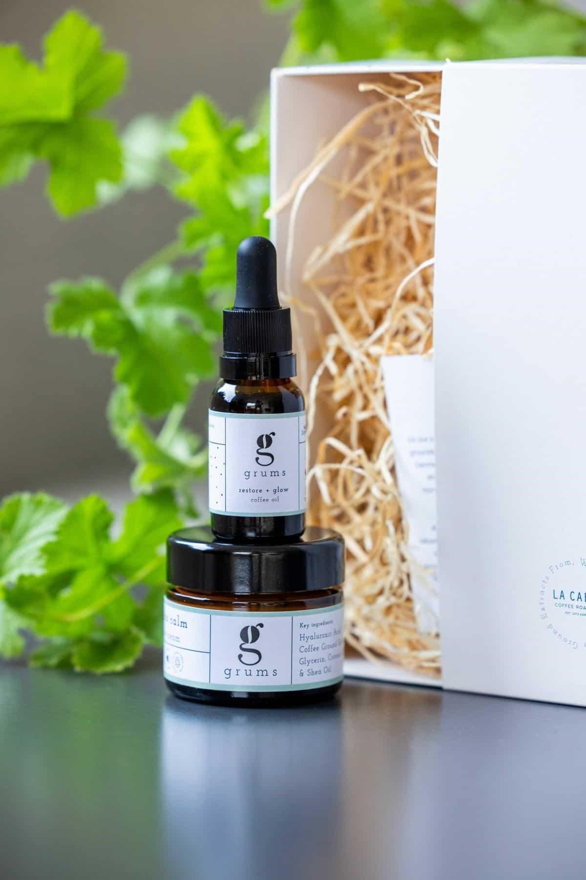 Grums The Hydra Glow Kit (Face Cream + Face Oil) - Geschenkbox