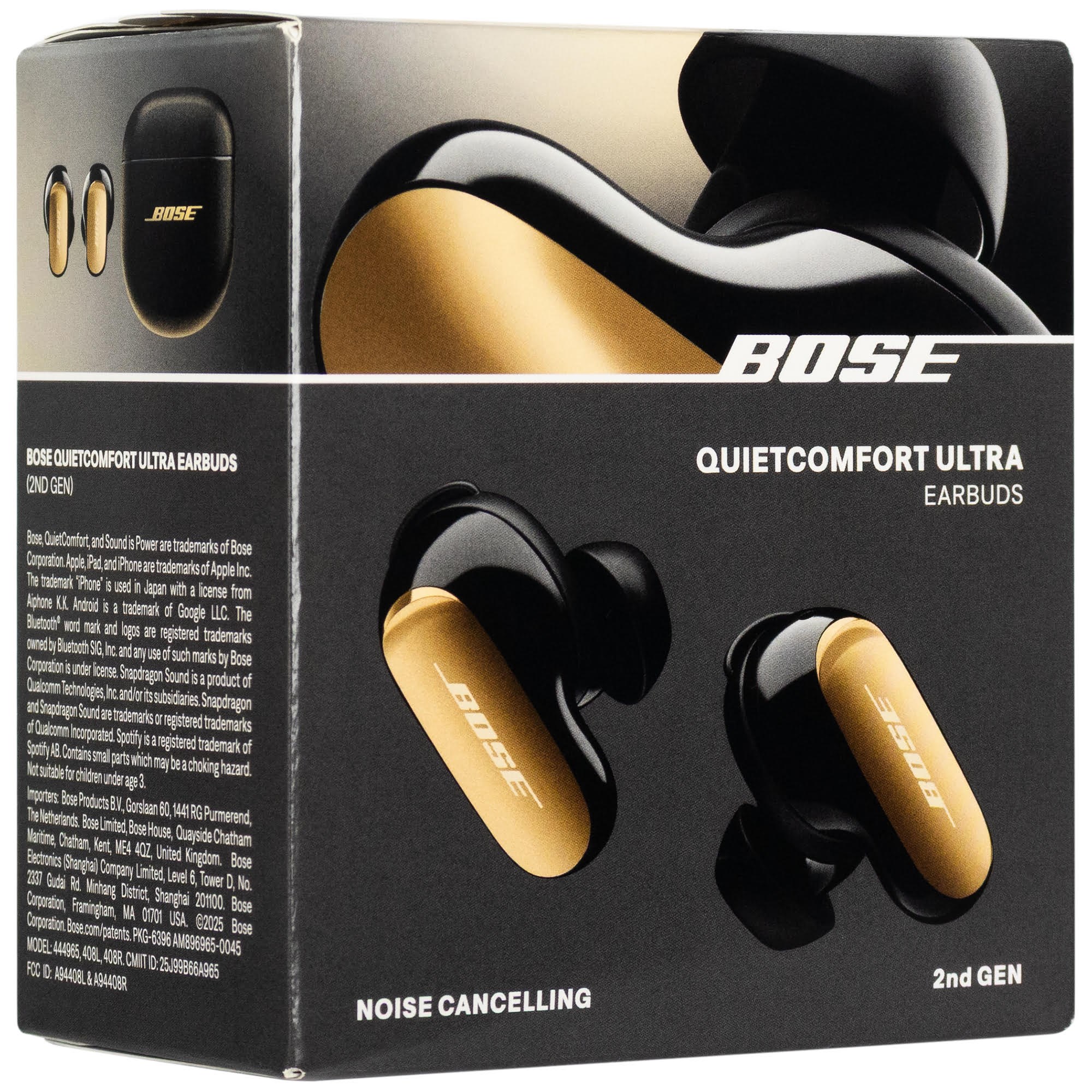Kopfhörer - Bose Quietcomfort Ultra Earbuds (Gen 2) - Black Gold - Kopfhoerer/headsets