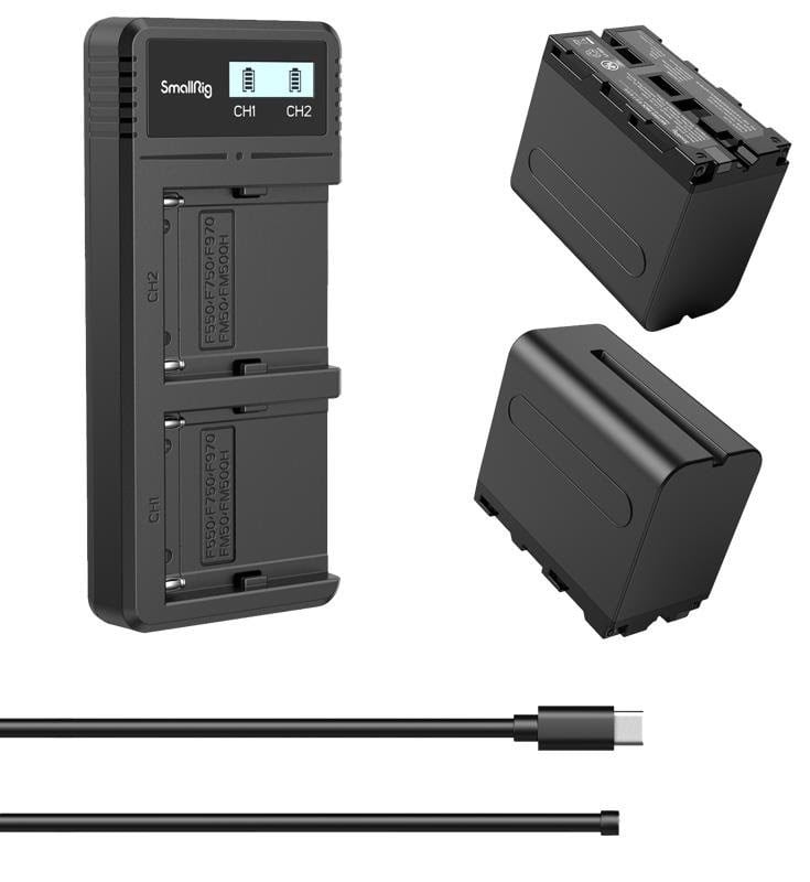 Smallrig 3823 Np-f970 Battery & Charger Kit - Batterien Und Batteriegriffe