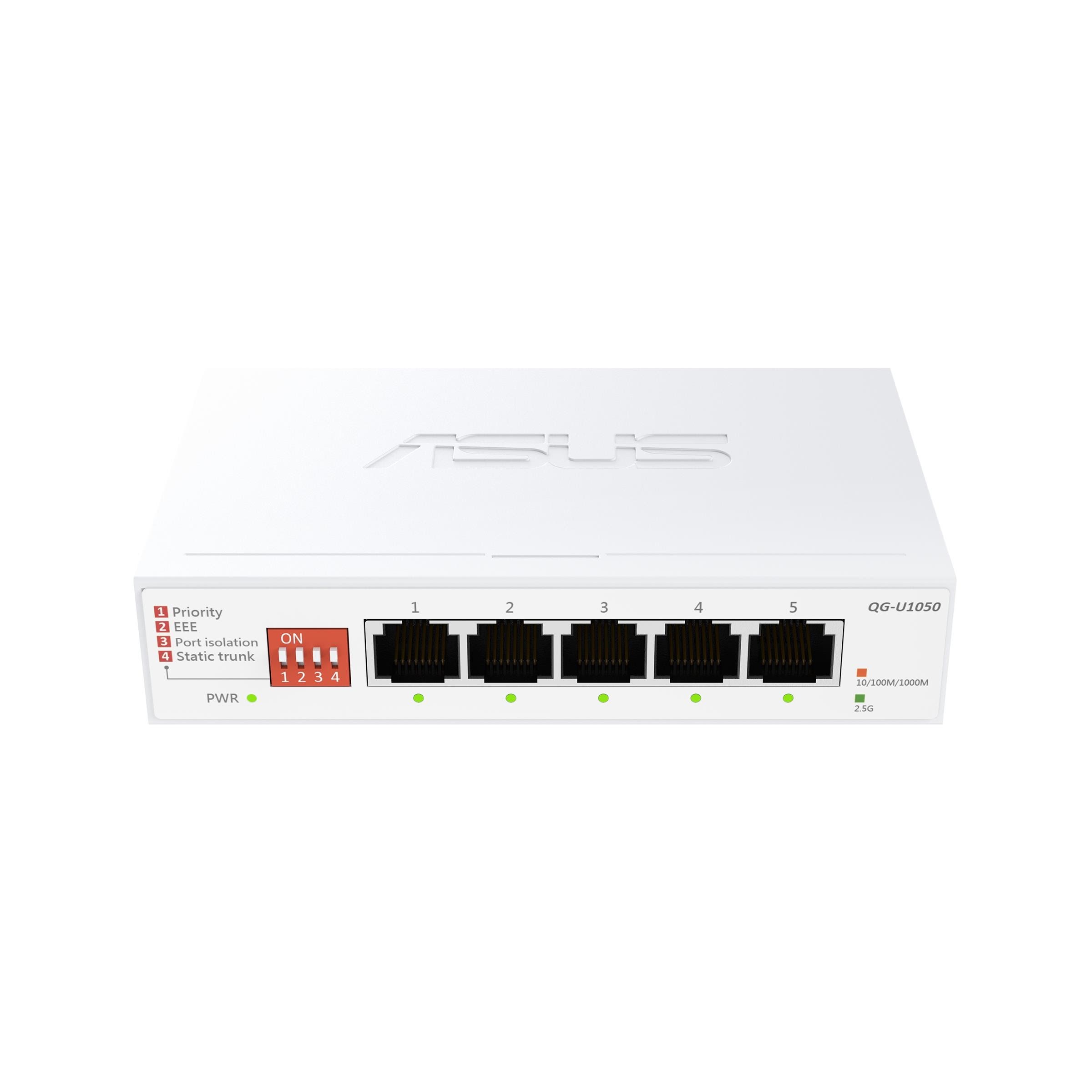 Asus Qg-u1050 5-port 2.5G Unmanaged Switch - Switches 90ig09z0-mo3b00