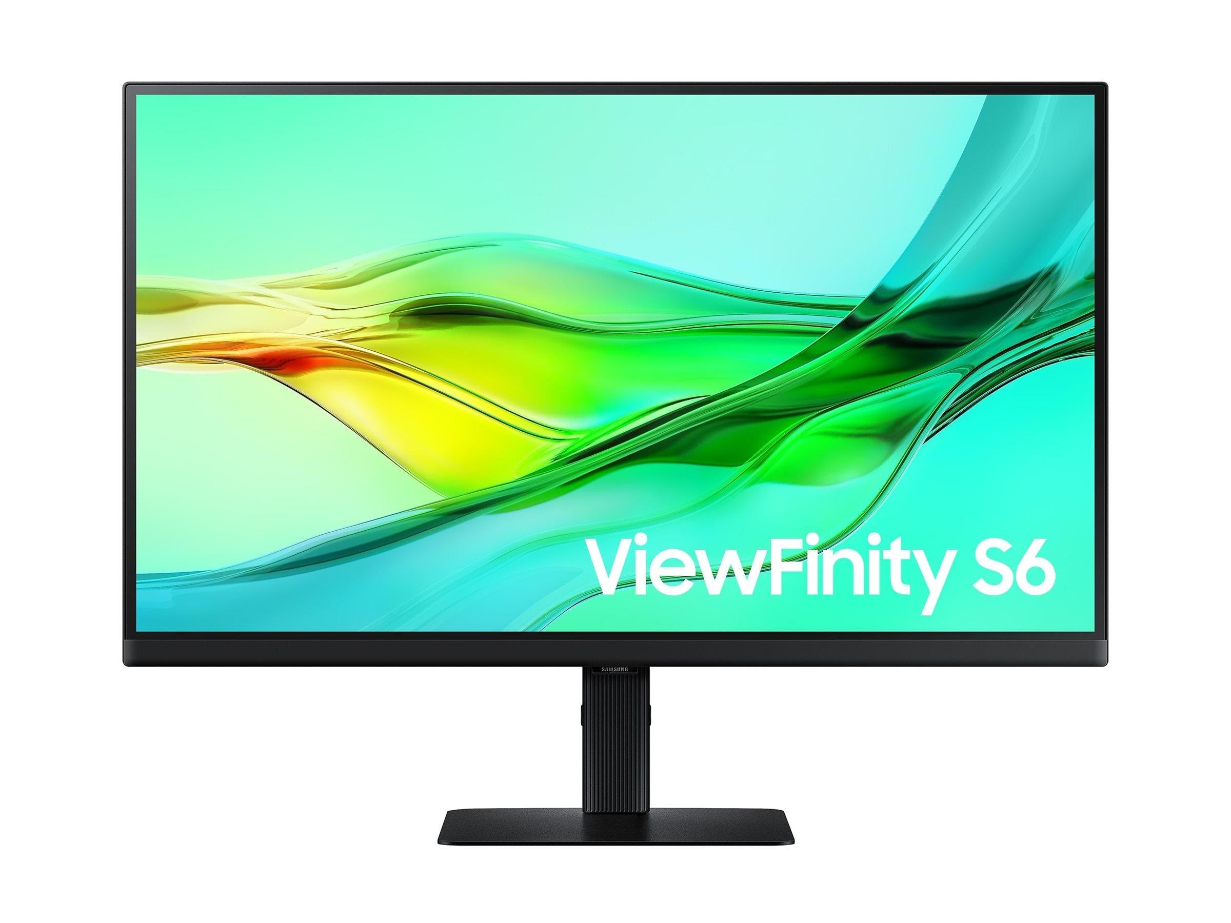 27" Samsung Viewfinity S6 S27d600usu - 2560x1440 (Qhd) - 100hz - Ips - 90w Usb-c - Kvm Switch - Bildschirm