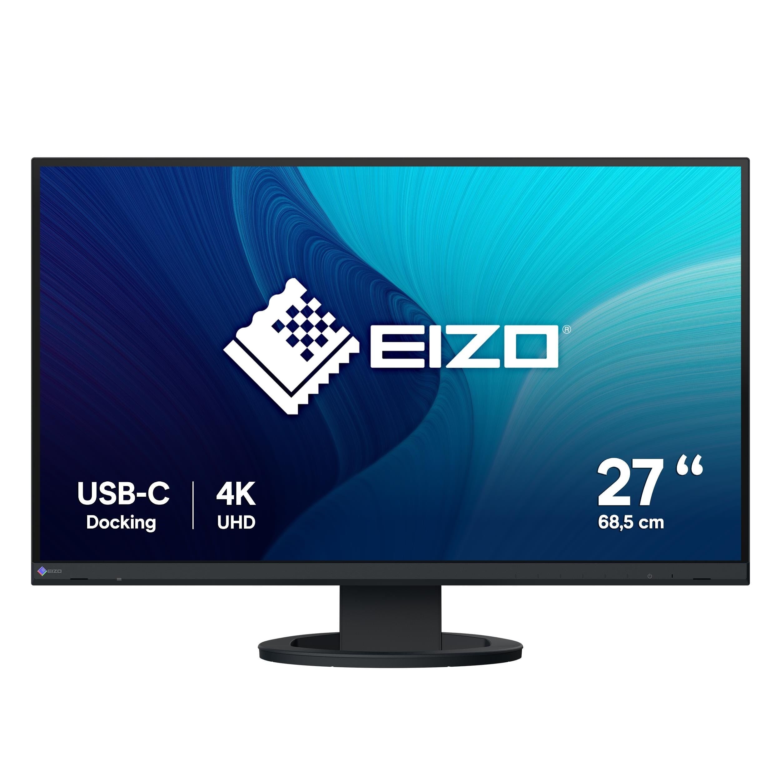 27" Eizo Flexscan Ev2740s-bk - 3840x2160 (4K) - Ips - 70w Usb-c - Bildschirm Black