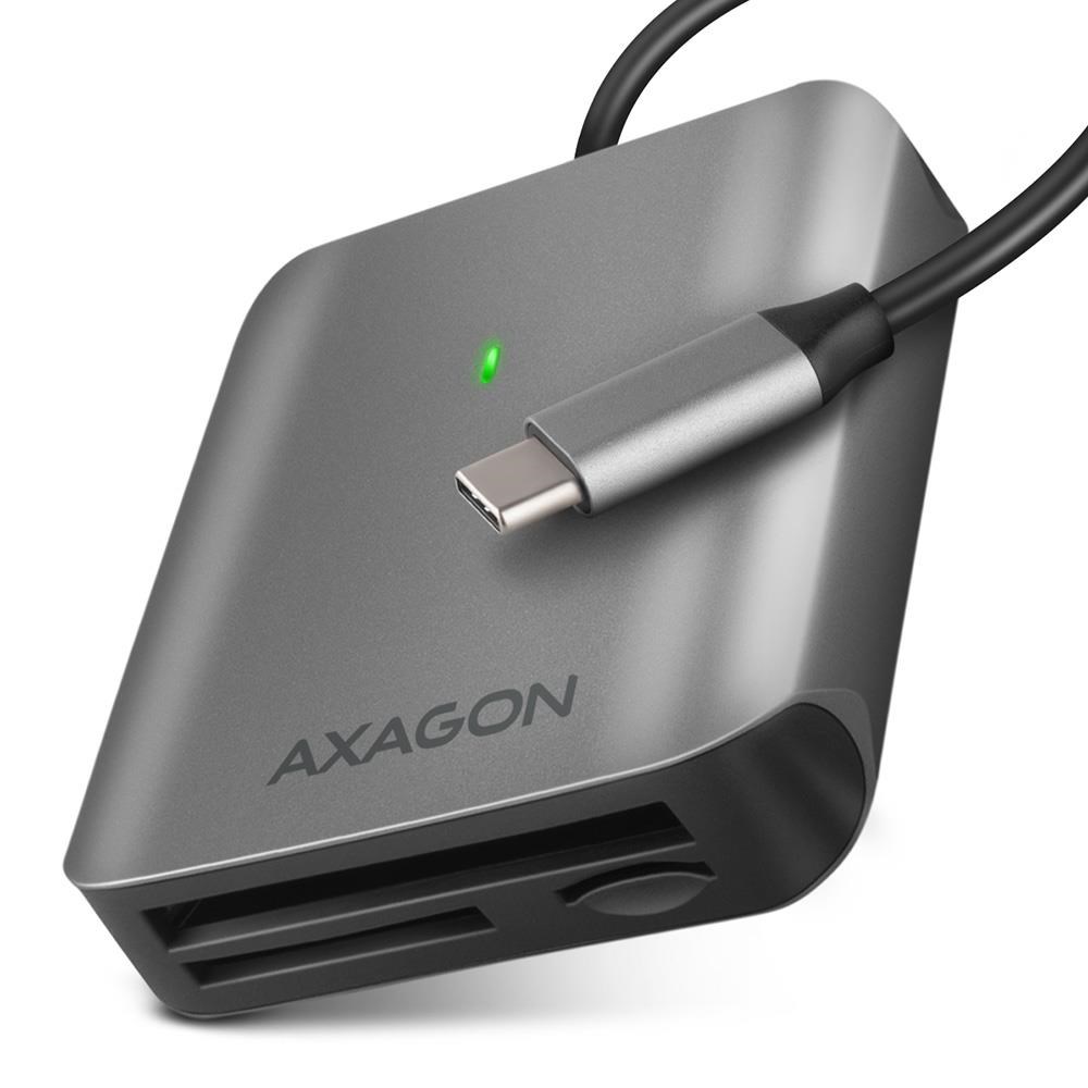 Axagon Superspeed Usb-c - SD / Microsd / CF - Uhs-ii Kartenleser - Speicherkarten Lesegeraetadapter Cre-s3c