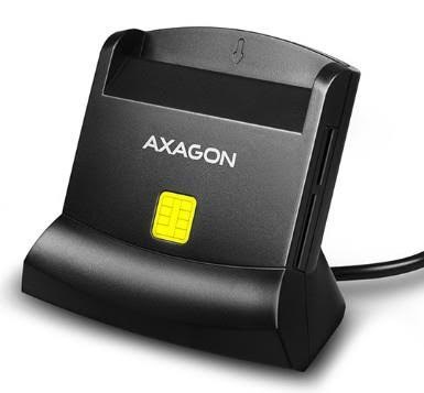 Axagon Usb-a Smart Card / Id-kartenleser & SD / Microsd / Sim Kartenleser - Speicherkarten Lesegeraetadapter