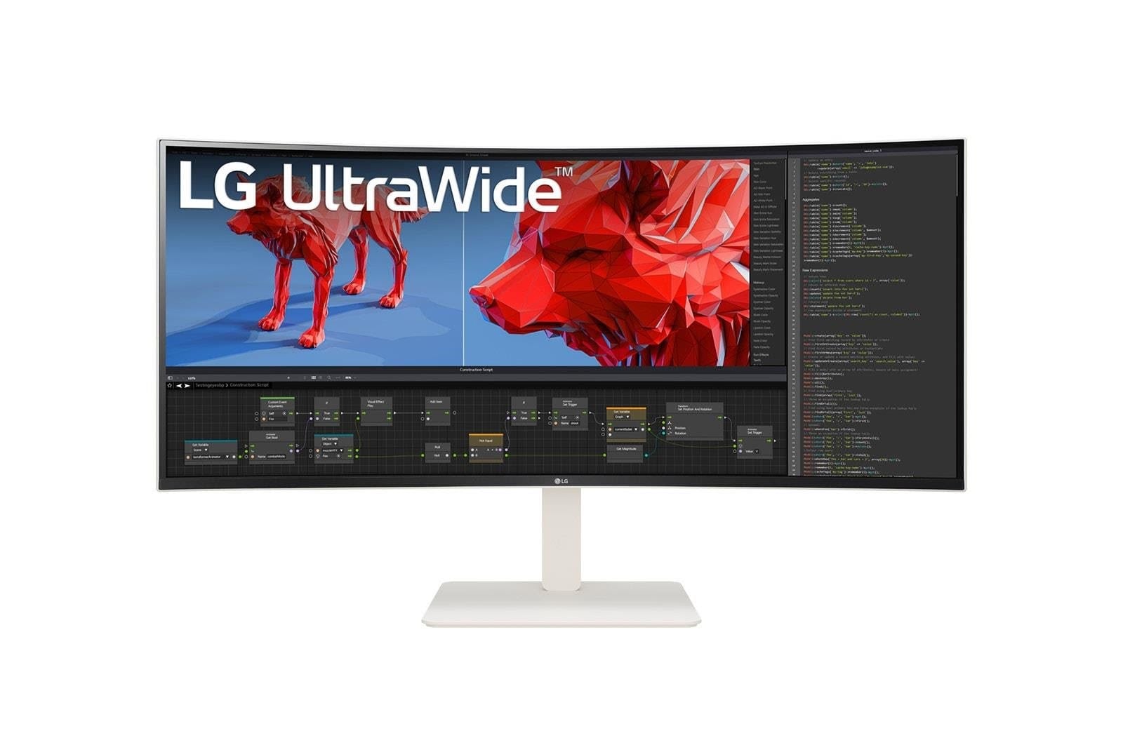 38" LG 38br85qc - 3840x1600 (Wqhd+) - 144hz - Nano Ips - 90w Usb-c - Kvm Switch - Bildschirm